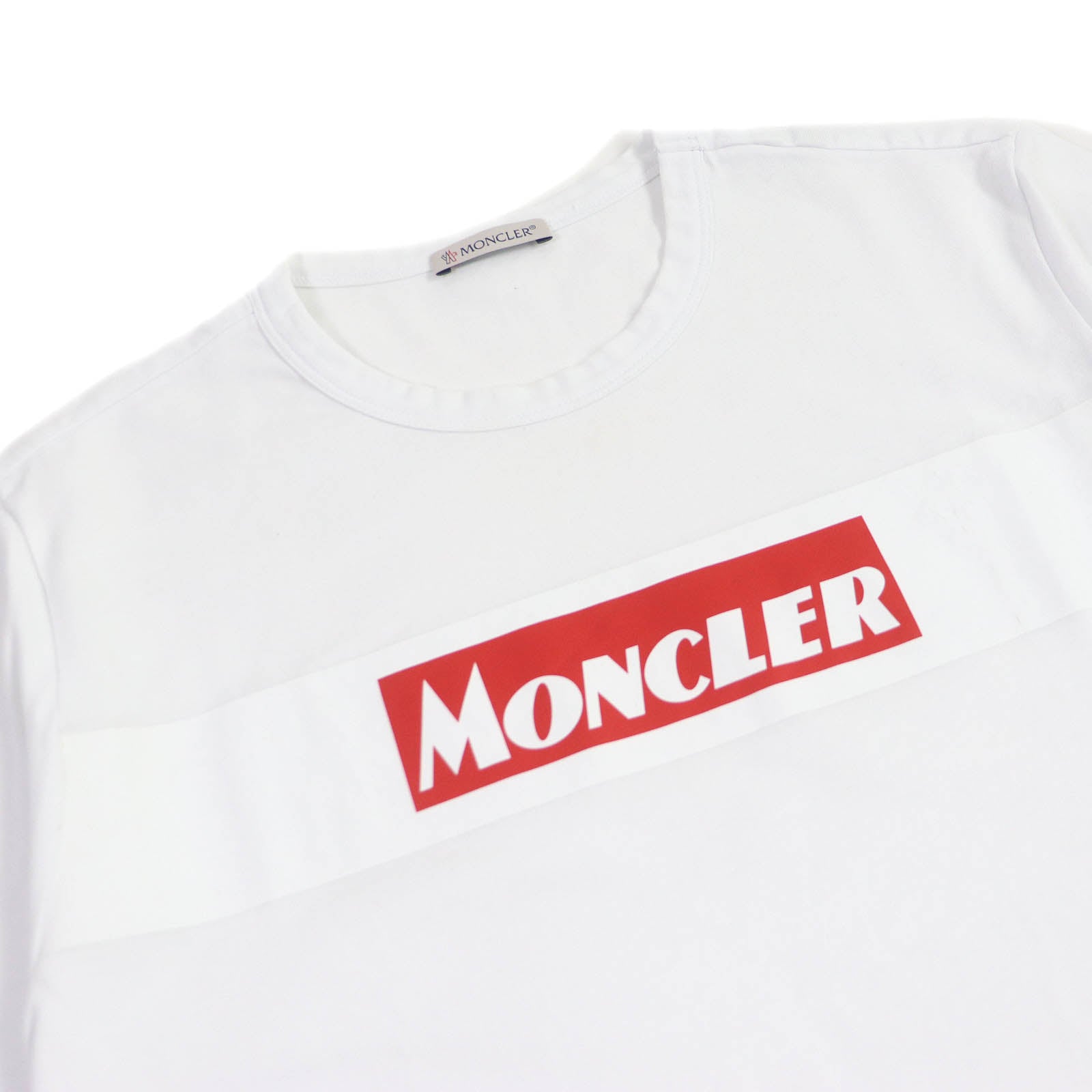 Moncler Cotton MAGLIA T-Shirt White S