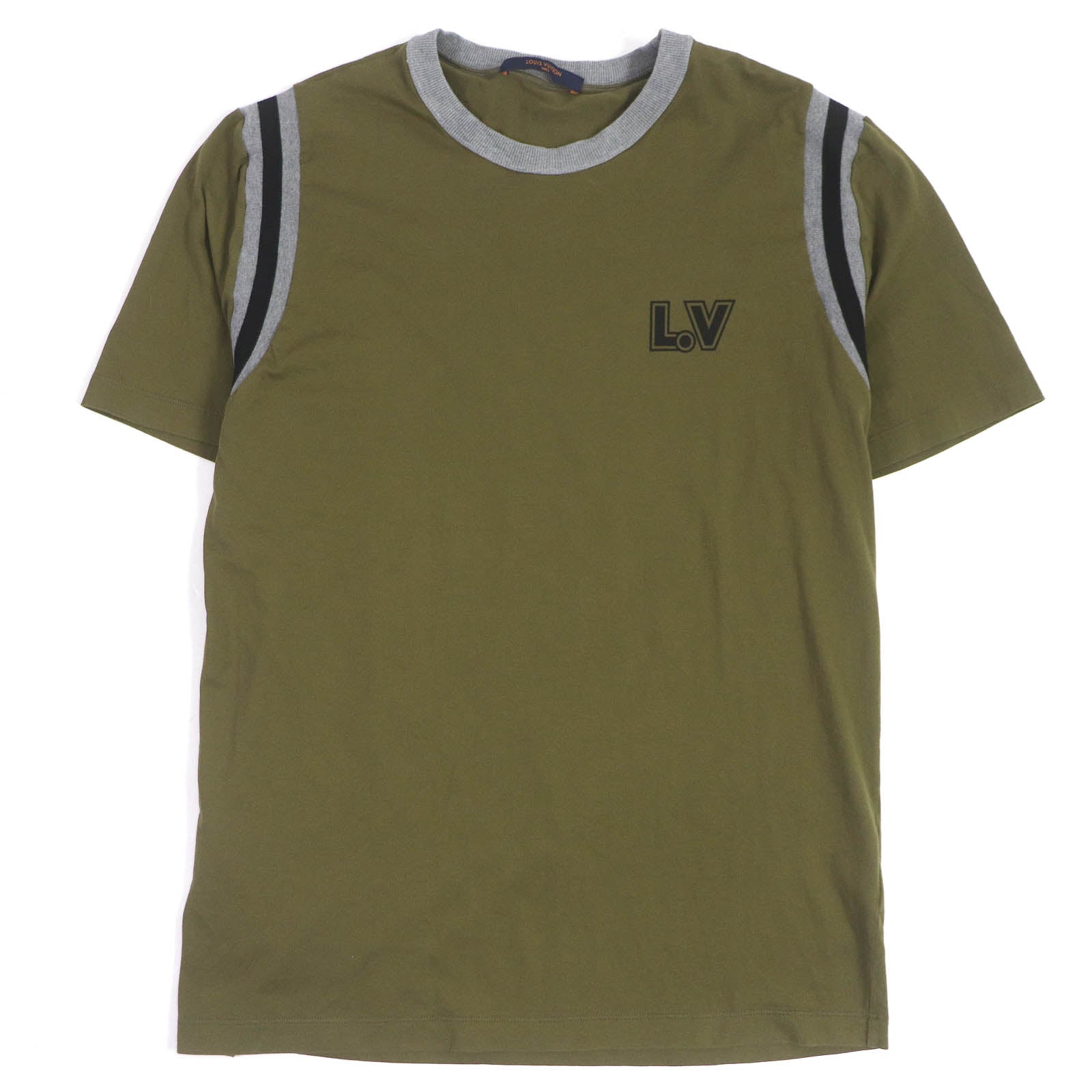 Louis Vuitton ALOHA LV Logo T-shirt Khaki L