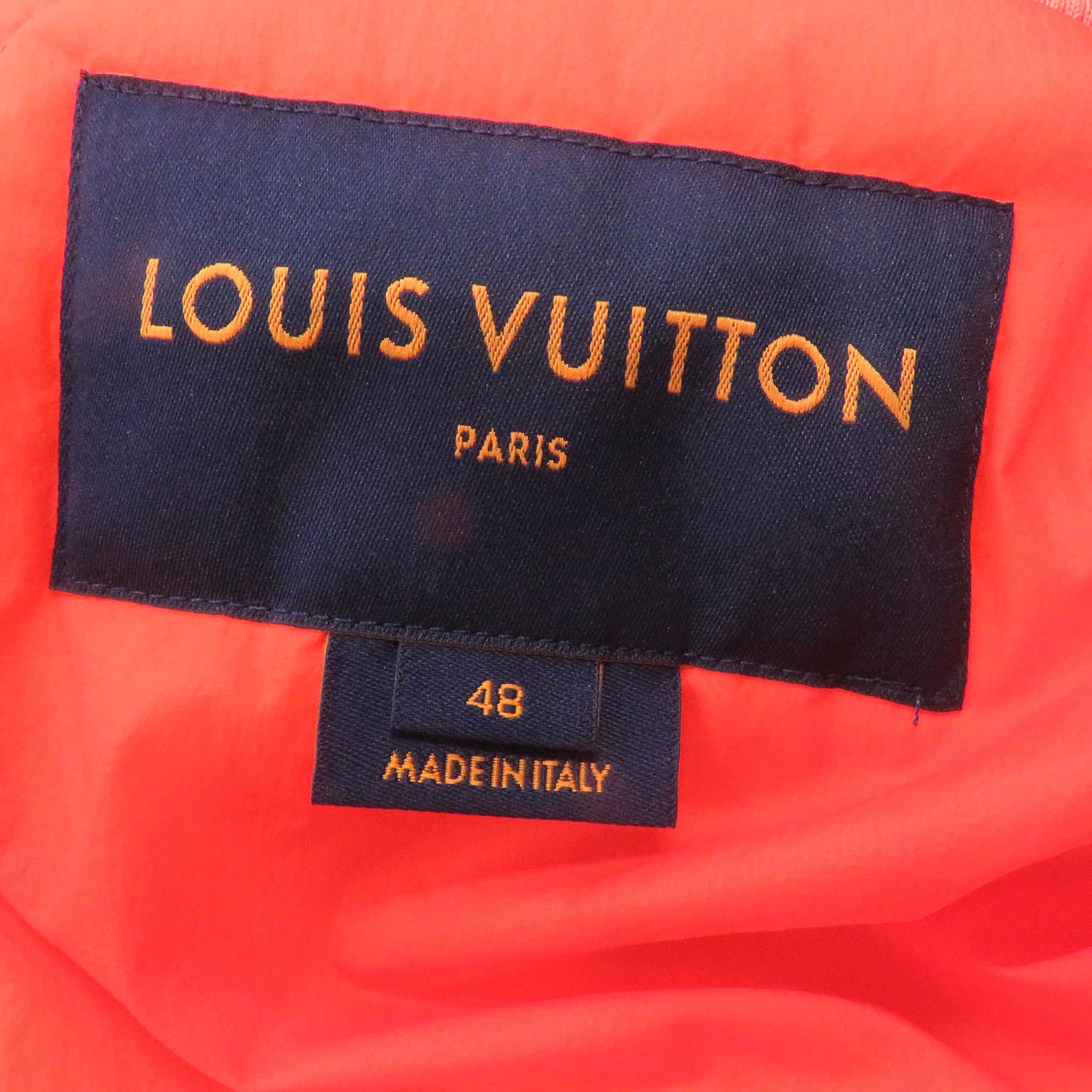 Louis Vuitton Nylon Bomber Jacket Orange