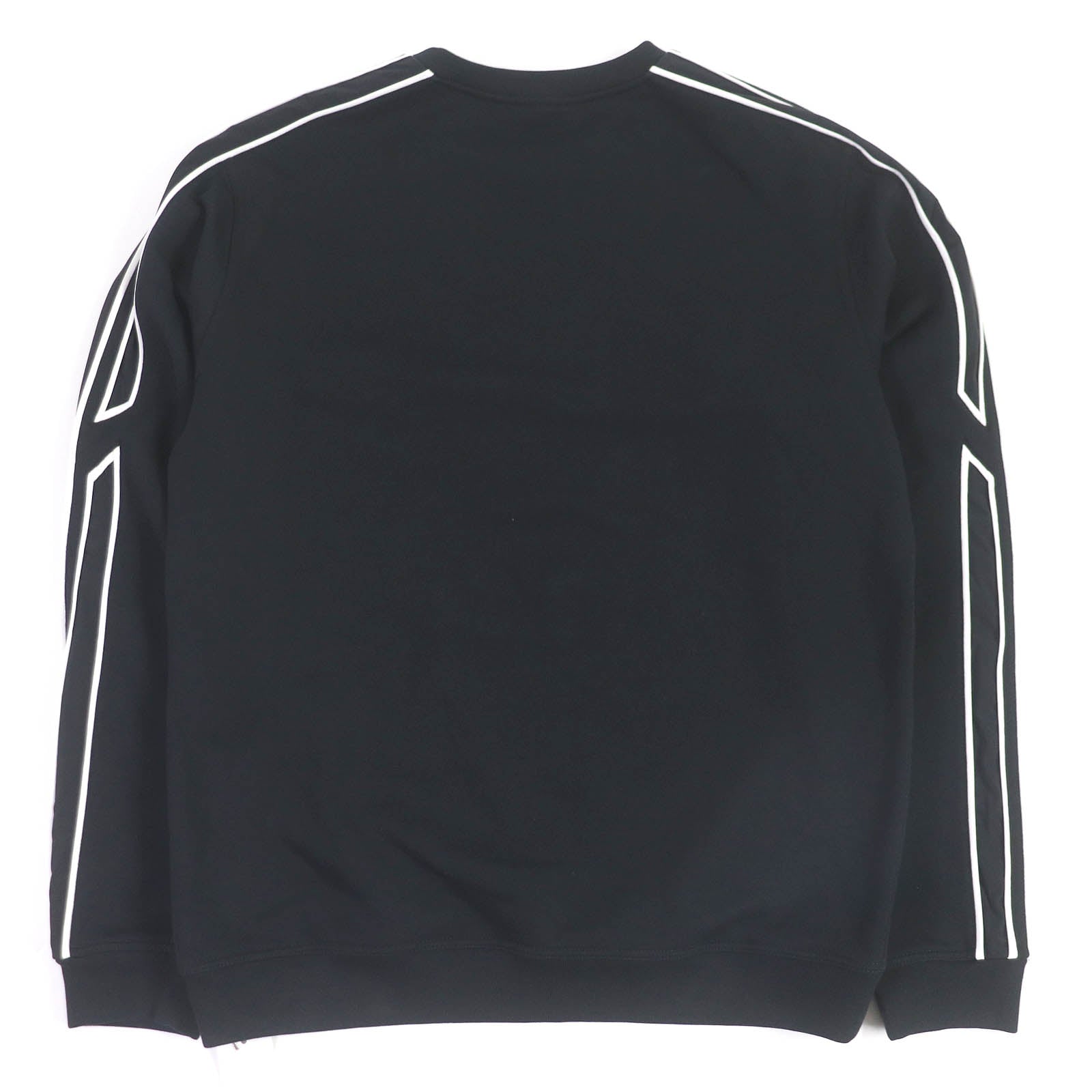 HERMES Cotton Crew Neck Sweatshirt Black L