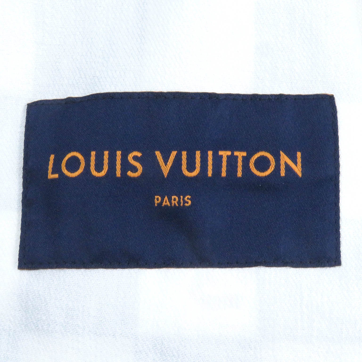 Louis Vuitton Damier Denim Trucker Jacket White Blue