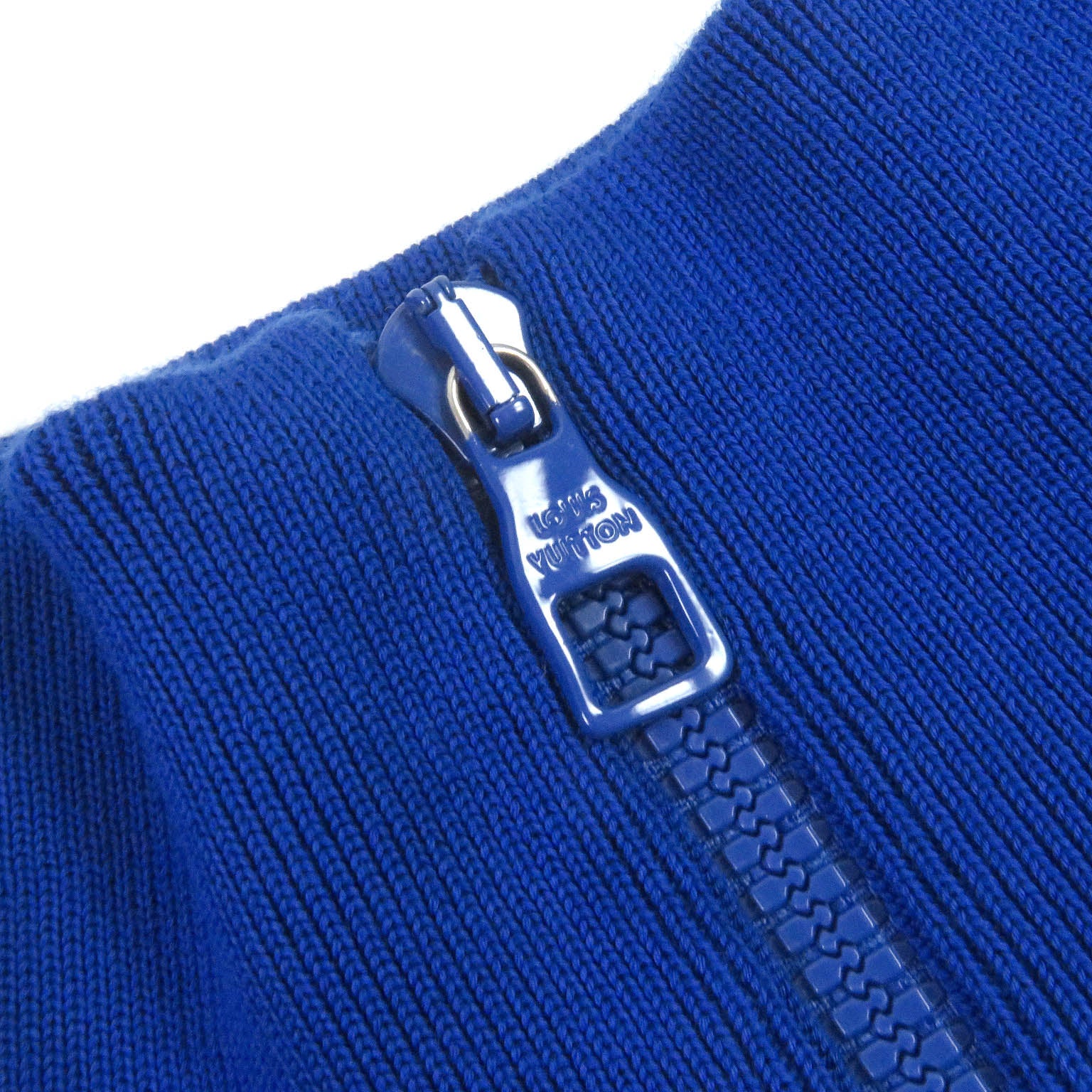 Louis Vuitton Distorted Monogram Half Zip Knit Sweater