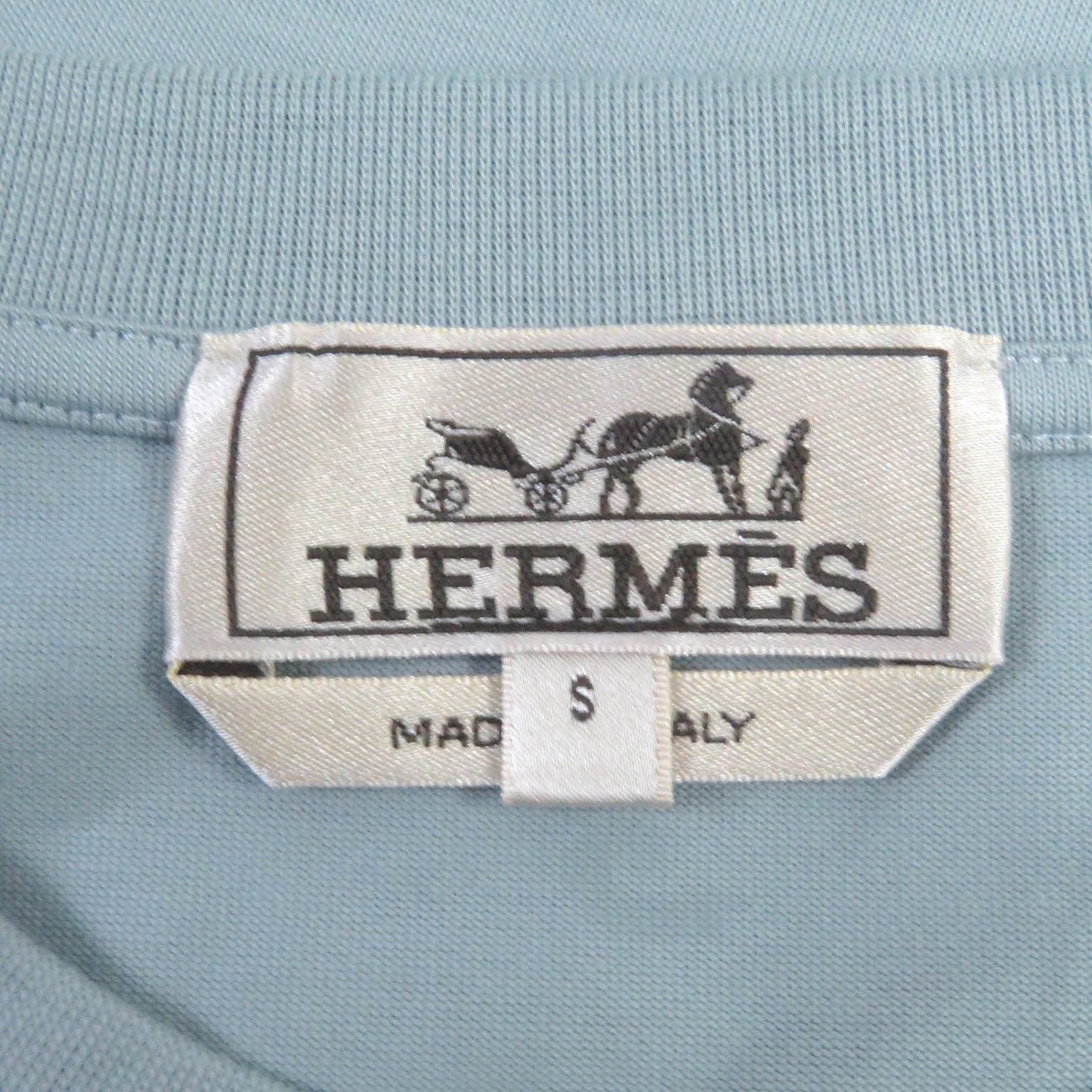 HERMES Mega Chariot Cotton Print T-shirt S