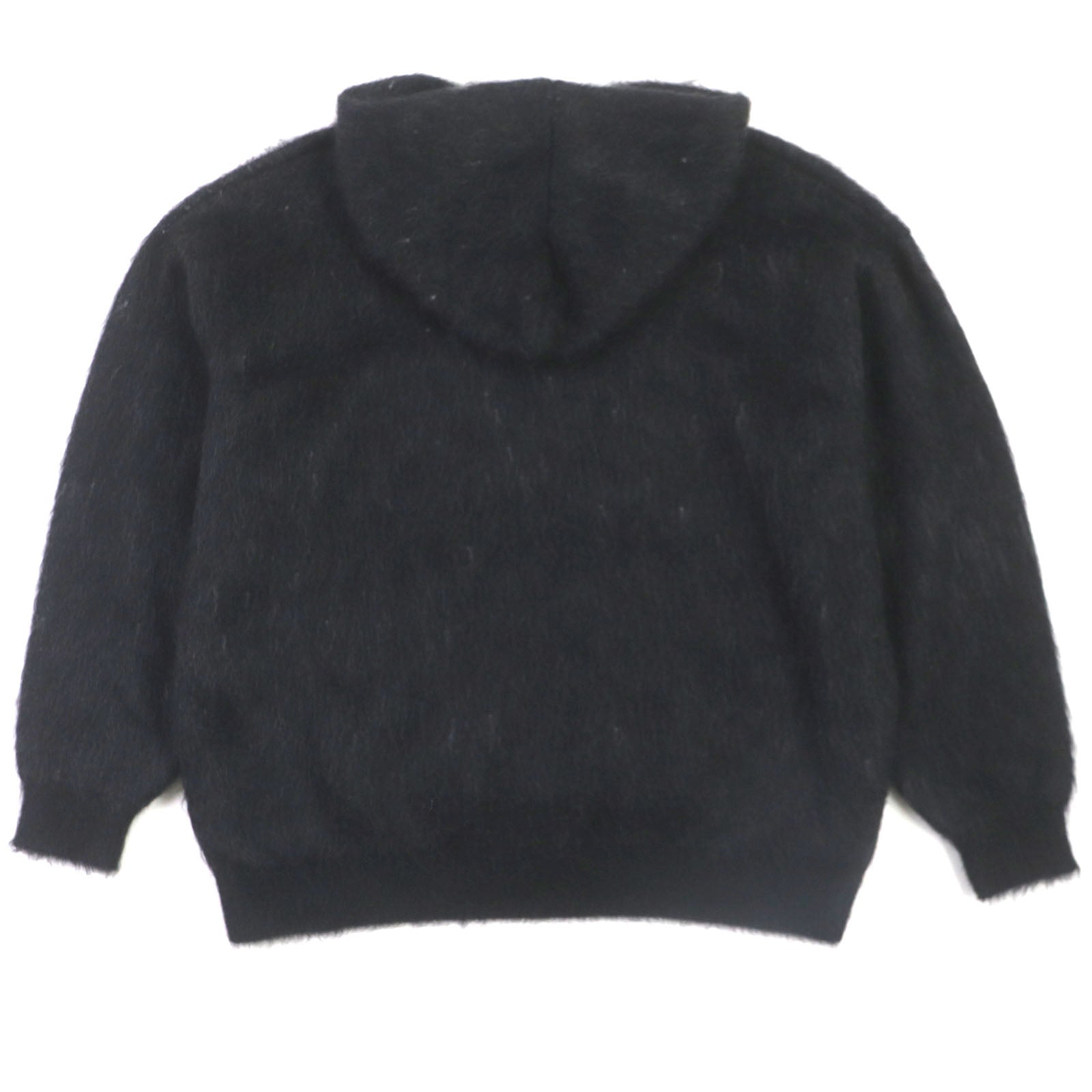 Celine Mohair Silk Hoodie Black L