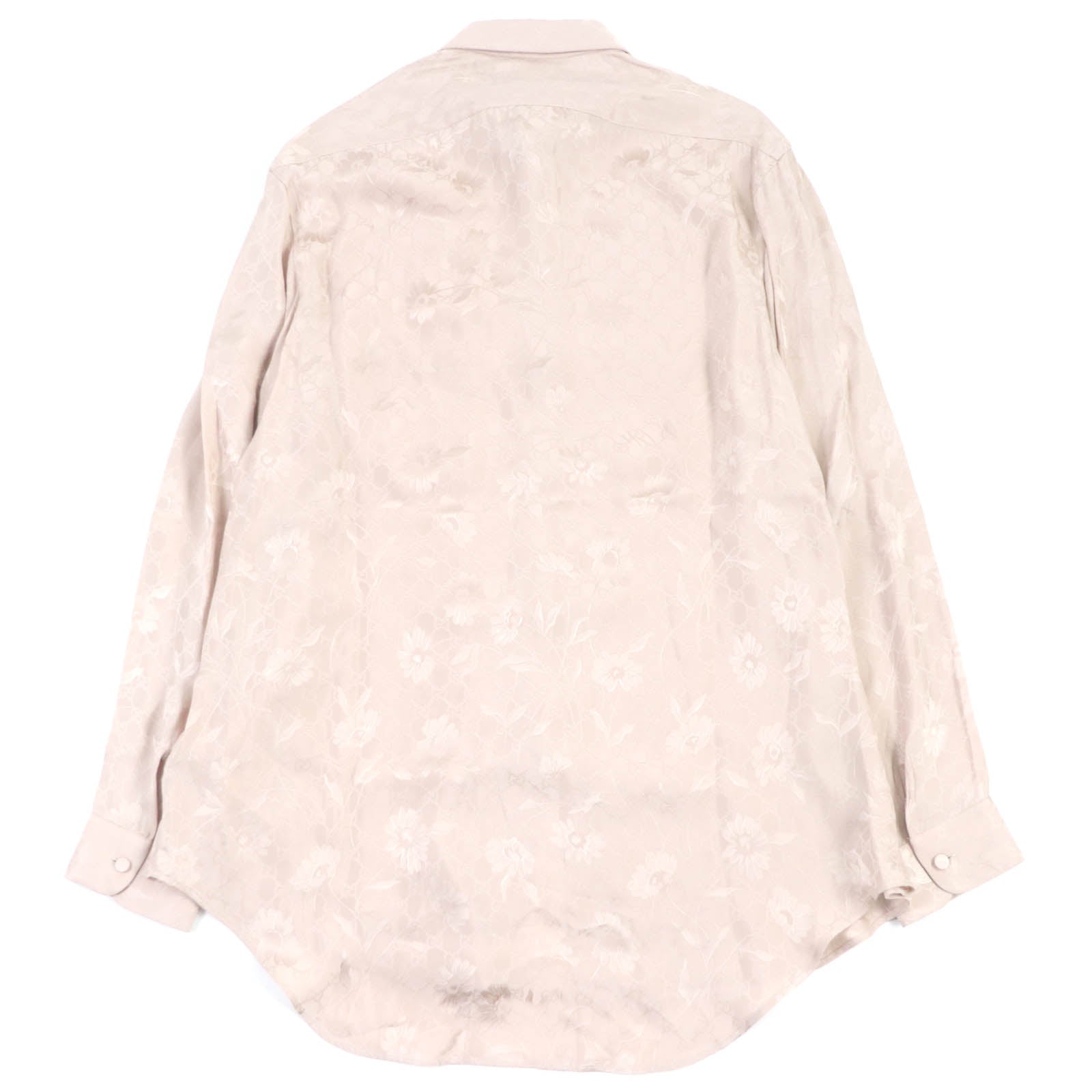 GUCCI Daisies Jacquard Shirt Rayon Pink 48