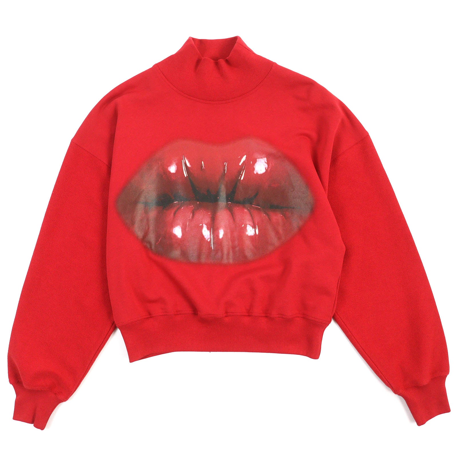 Loewe Cotton Lip Print Logo Sweatshirt XS