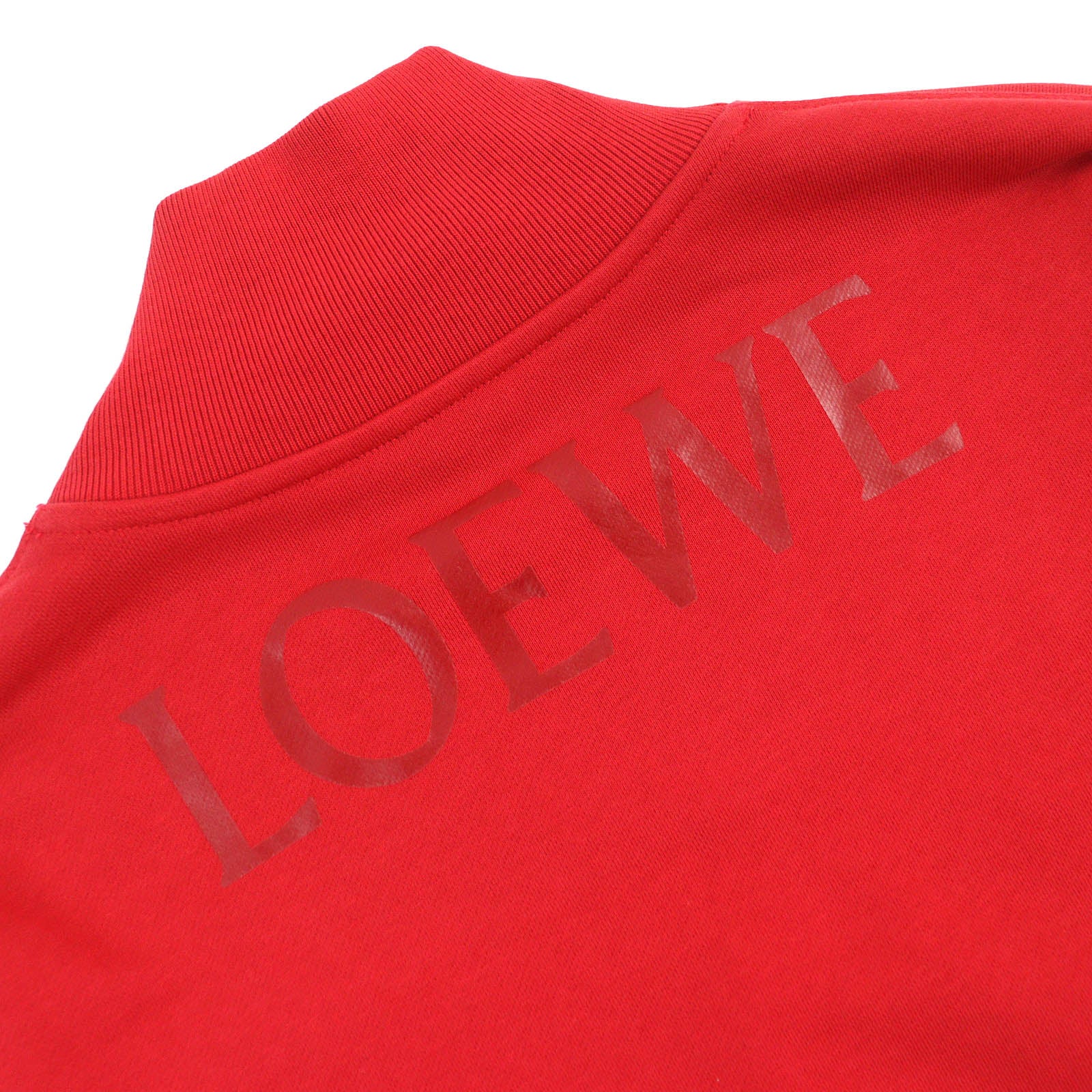 Loewe Cotton Lip Print Logo Sweatshirt XS