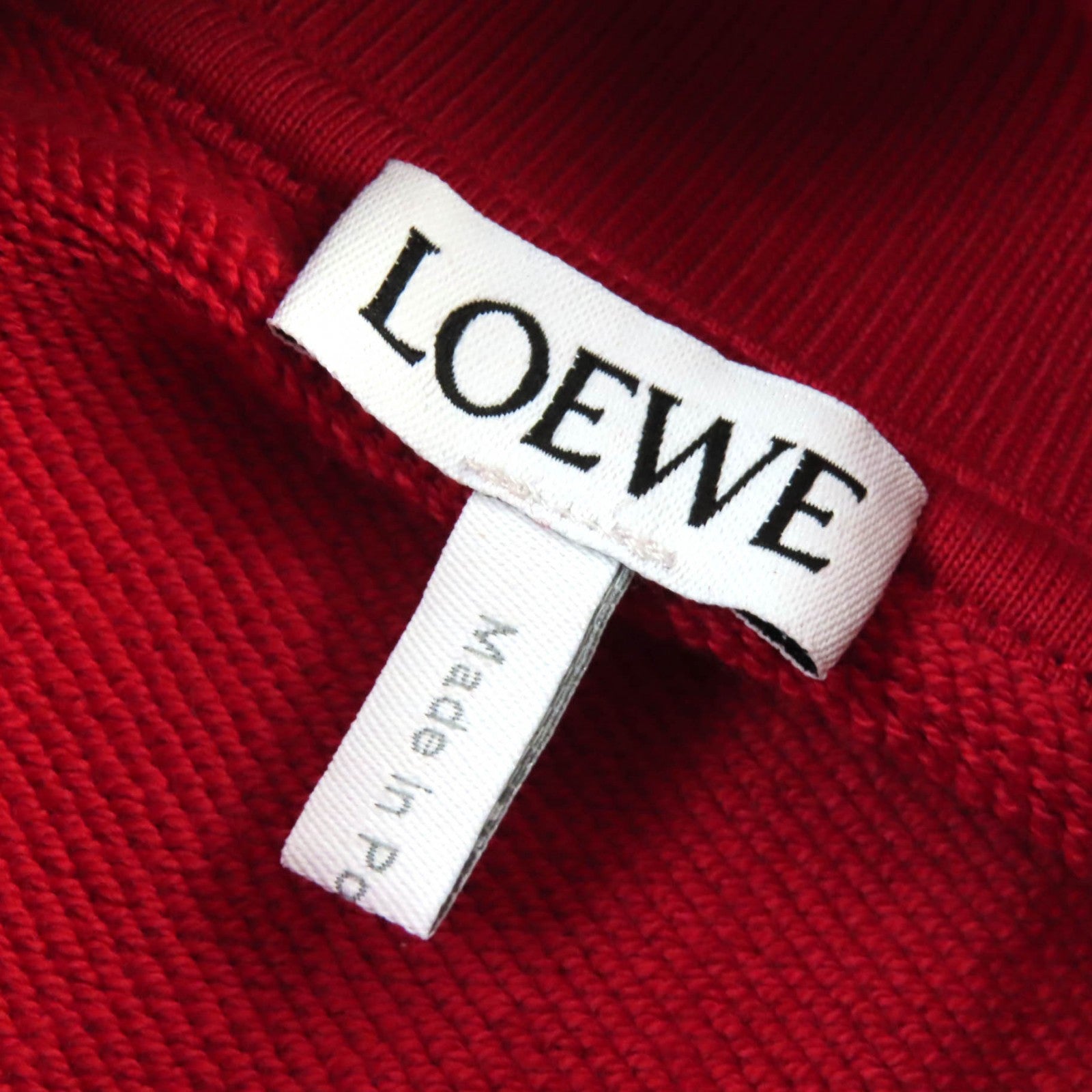 Loewe Cotton Lip Print Logo Sweatshirt XS