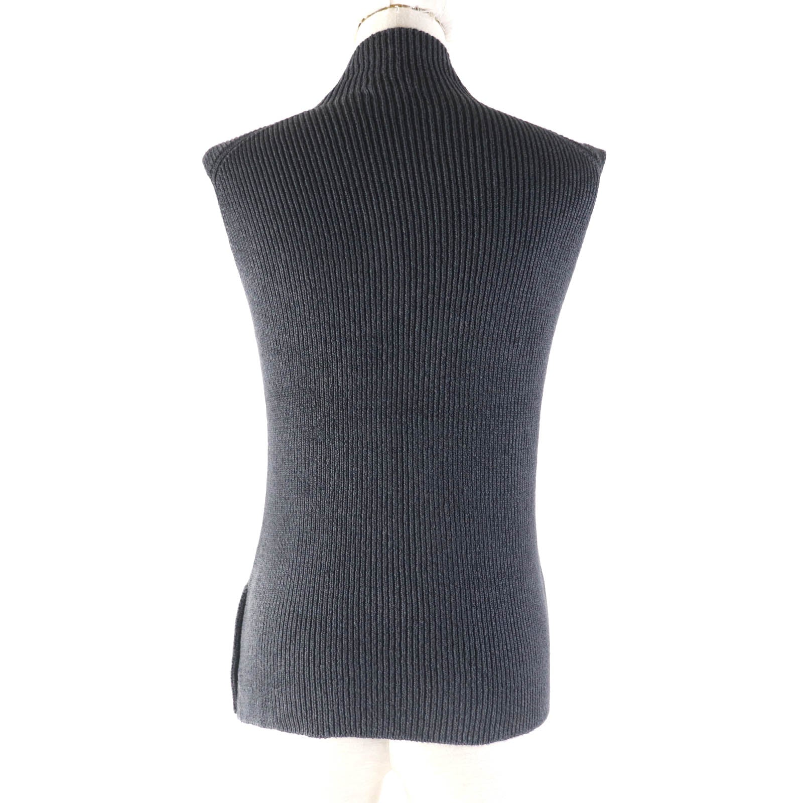 HERMES Silk Polyamide High Neck Sleeveless Knit