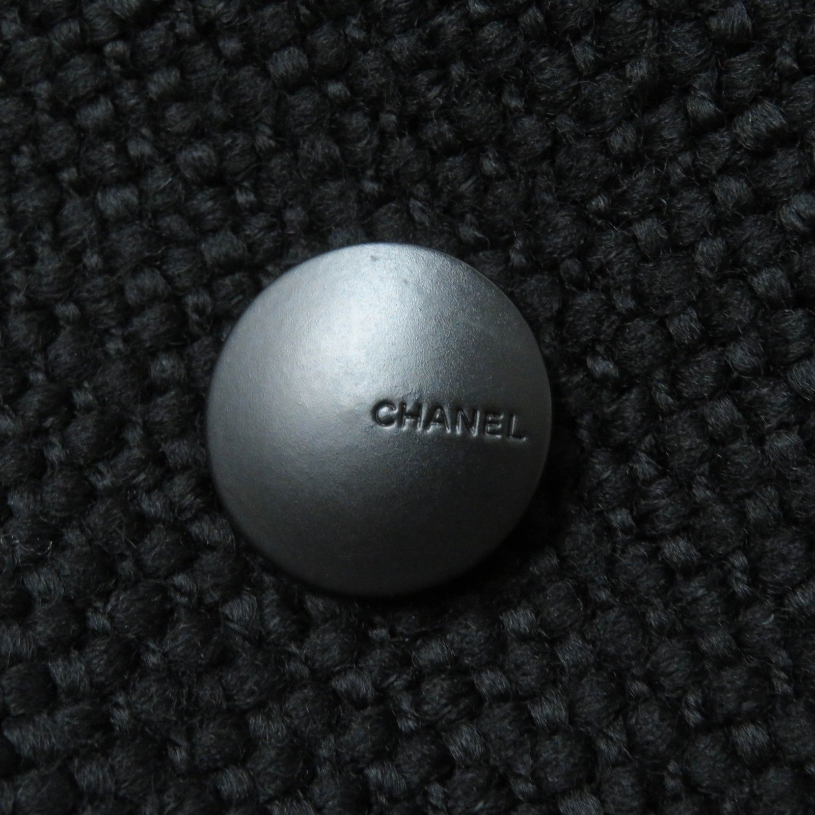 Chanel Vintage Wool Angola Double-breasted Coat 38