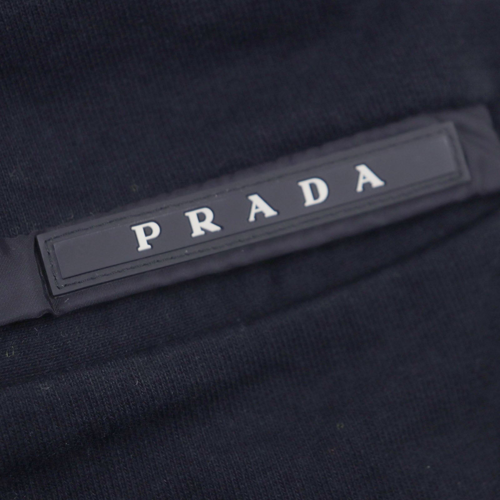 Prada Cotton Sweatpants Black XS