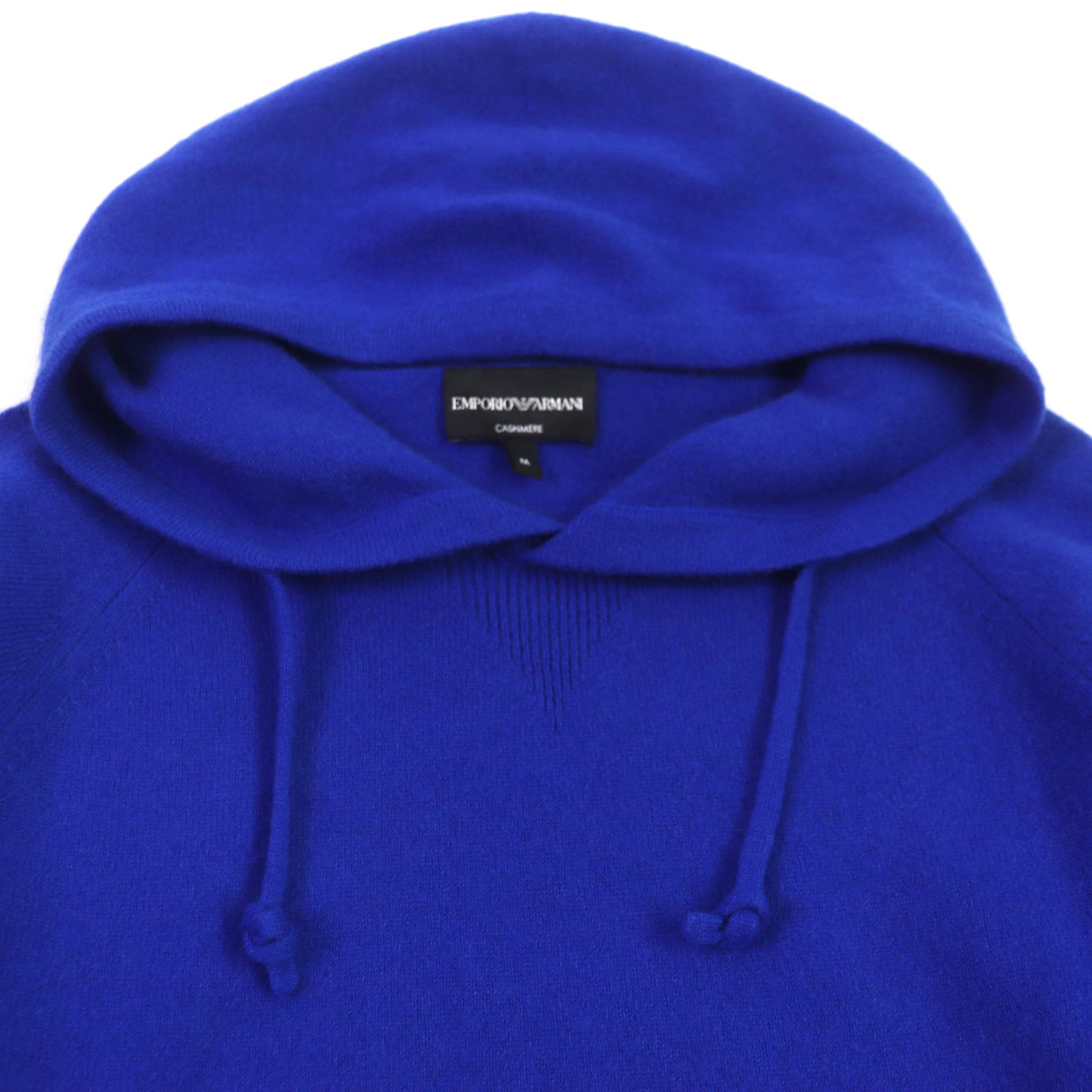 Emporio Armani Cashmere Hooded Knit Sweater M