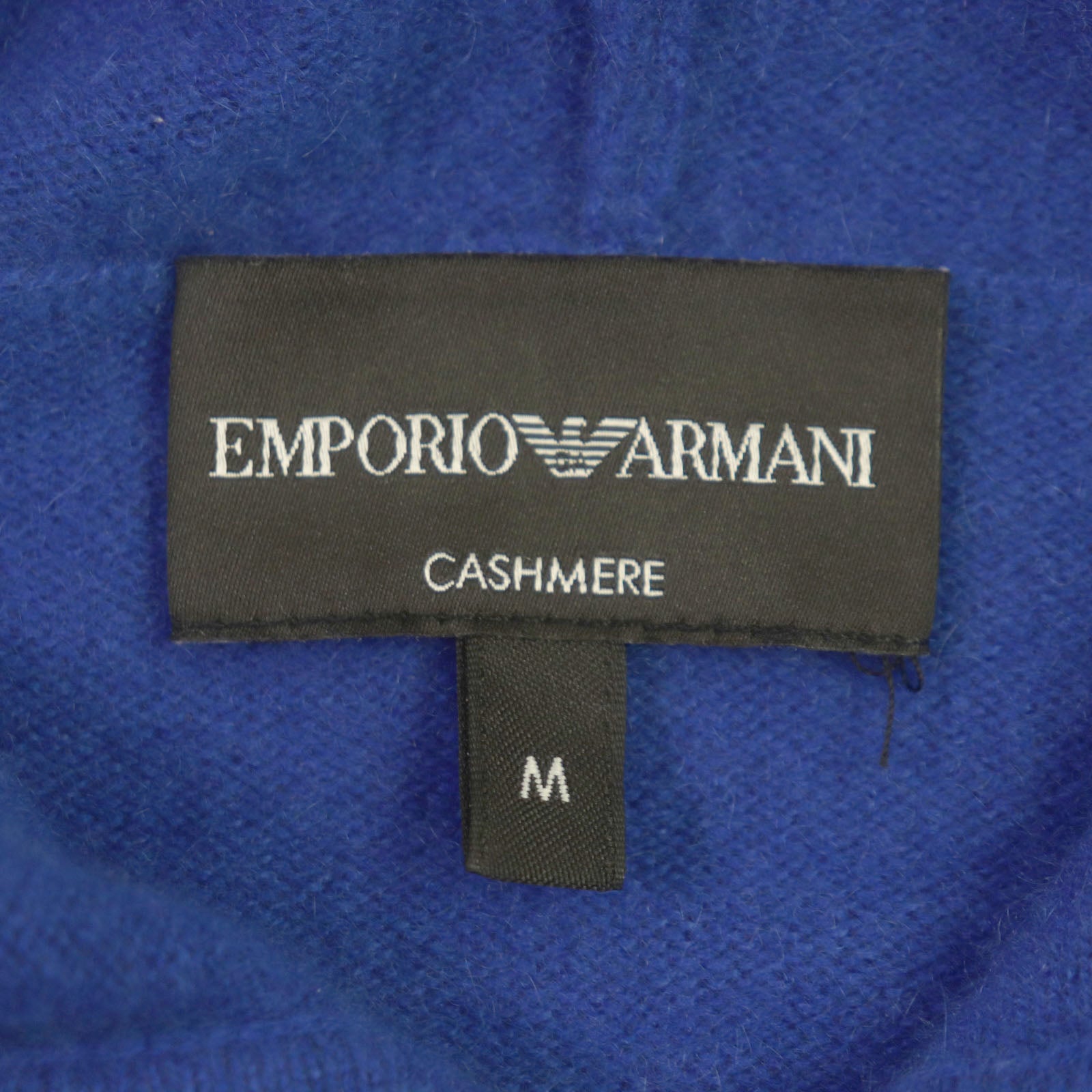 Emporio Armani Cashmere Hooded Knit Sweater M