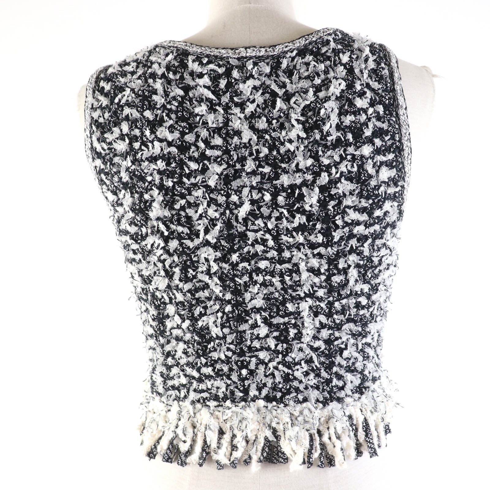 Chanel COCO Mark Logo Scarf Sleeveless Knit