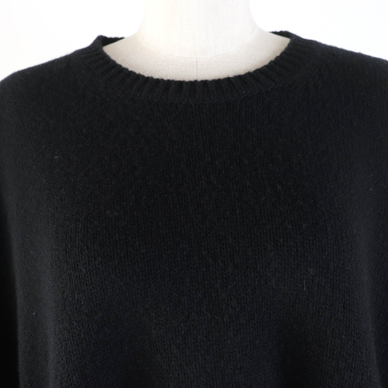 Valentino Wool Cashmere Ribbon Knit Black XS