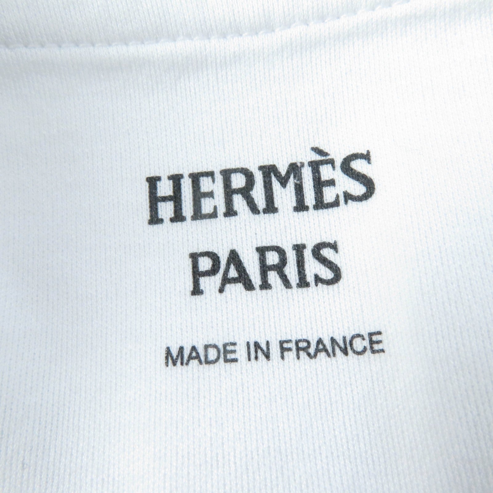 Hermes Cotton Short Sleeve Dress White 38