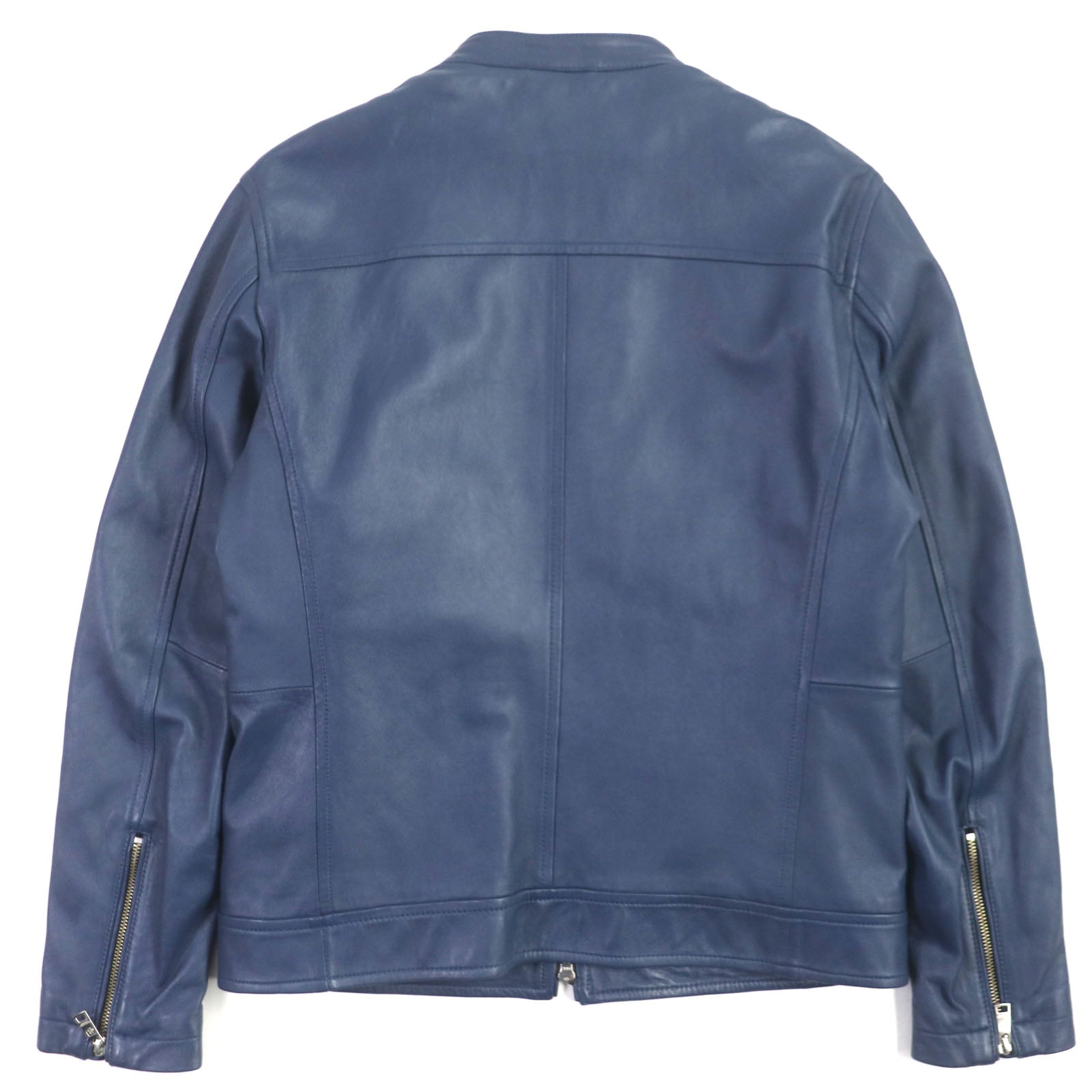 Sheep Leather Riders Jacket Navy L