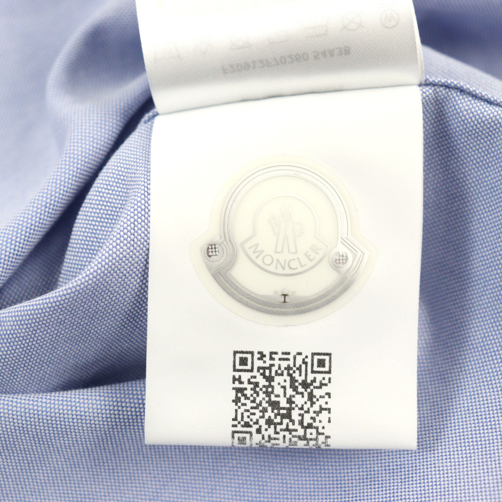 Moncler Cotton Shirt Blue M