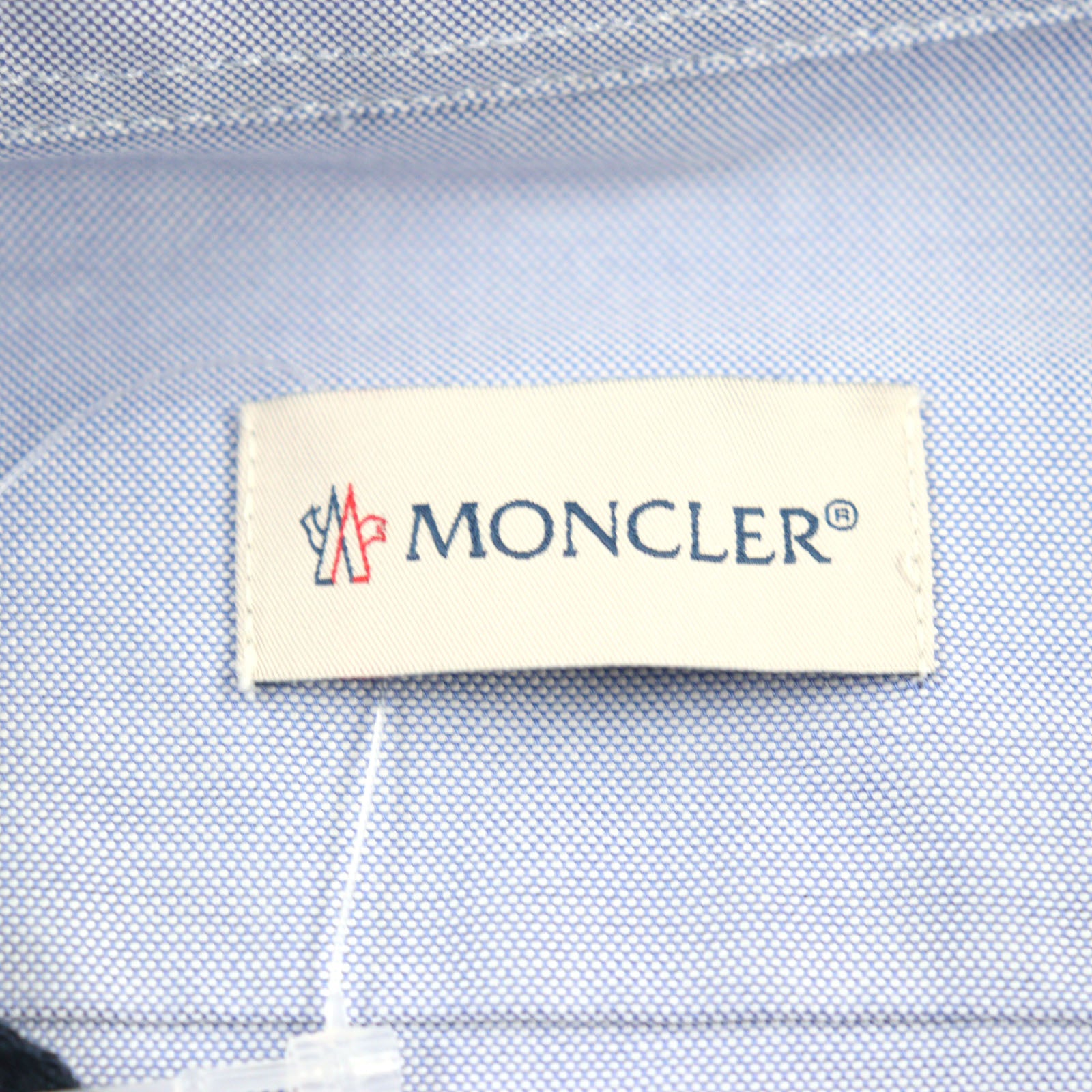 Moncler Cotton Shirt Blue M