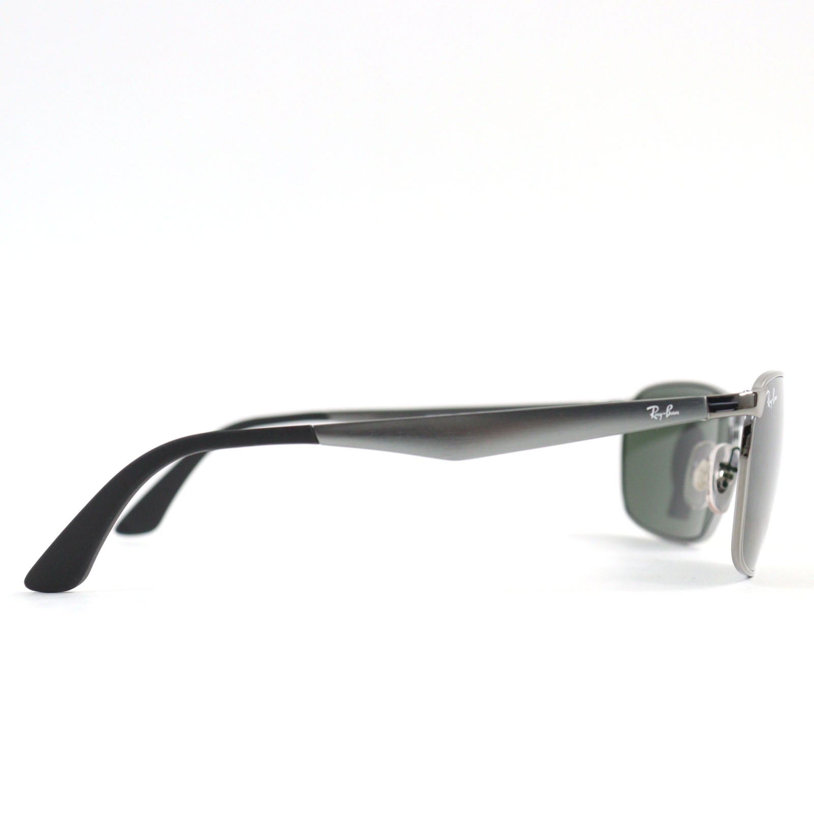 Ray-Ban RB3534 004 Square Sunglasses Black Silver