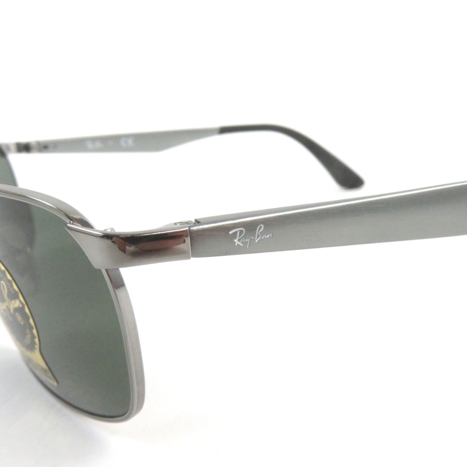 Ray-Ban RB3534 004 Square Sunglasses Black Silver