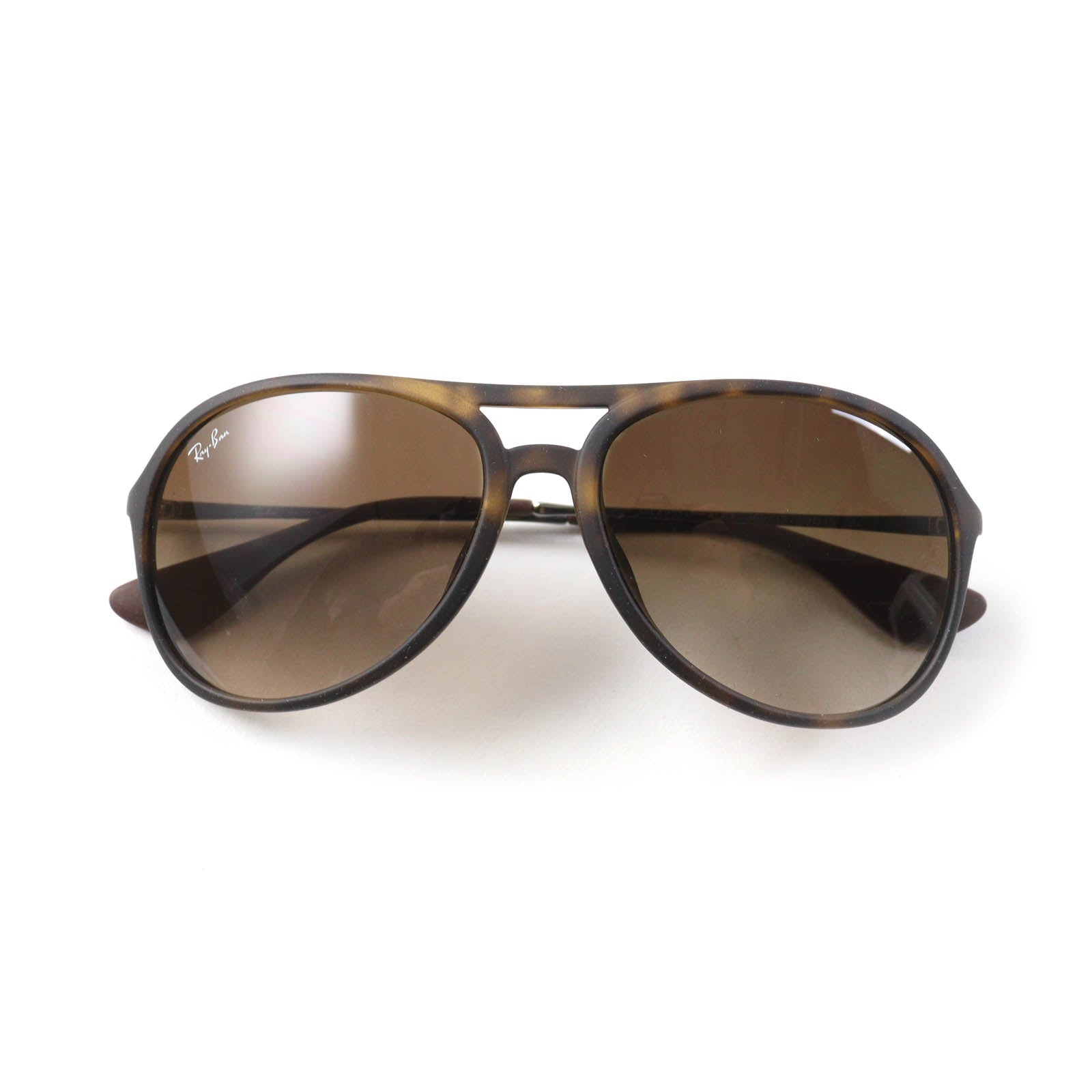 Ray-Ban ALEX Sunglasses Brown Silver