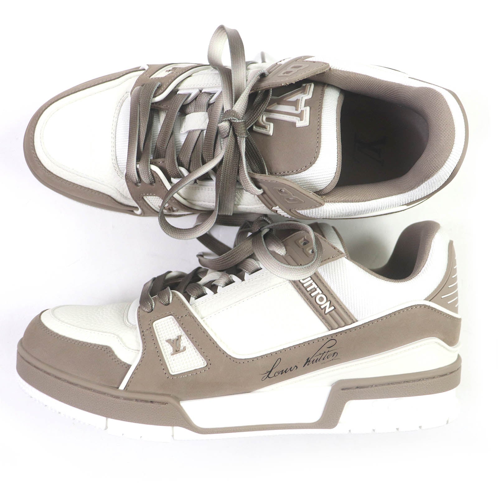 Louis Vuitton LV Trainer Leather Sneakers