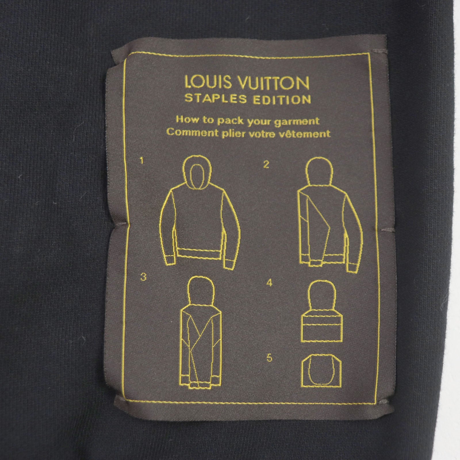 Louis Vuitton Logo Pullover Parker Black M