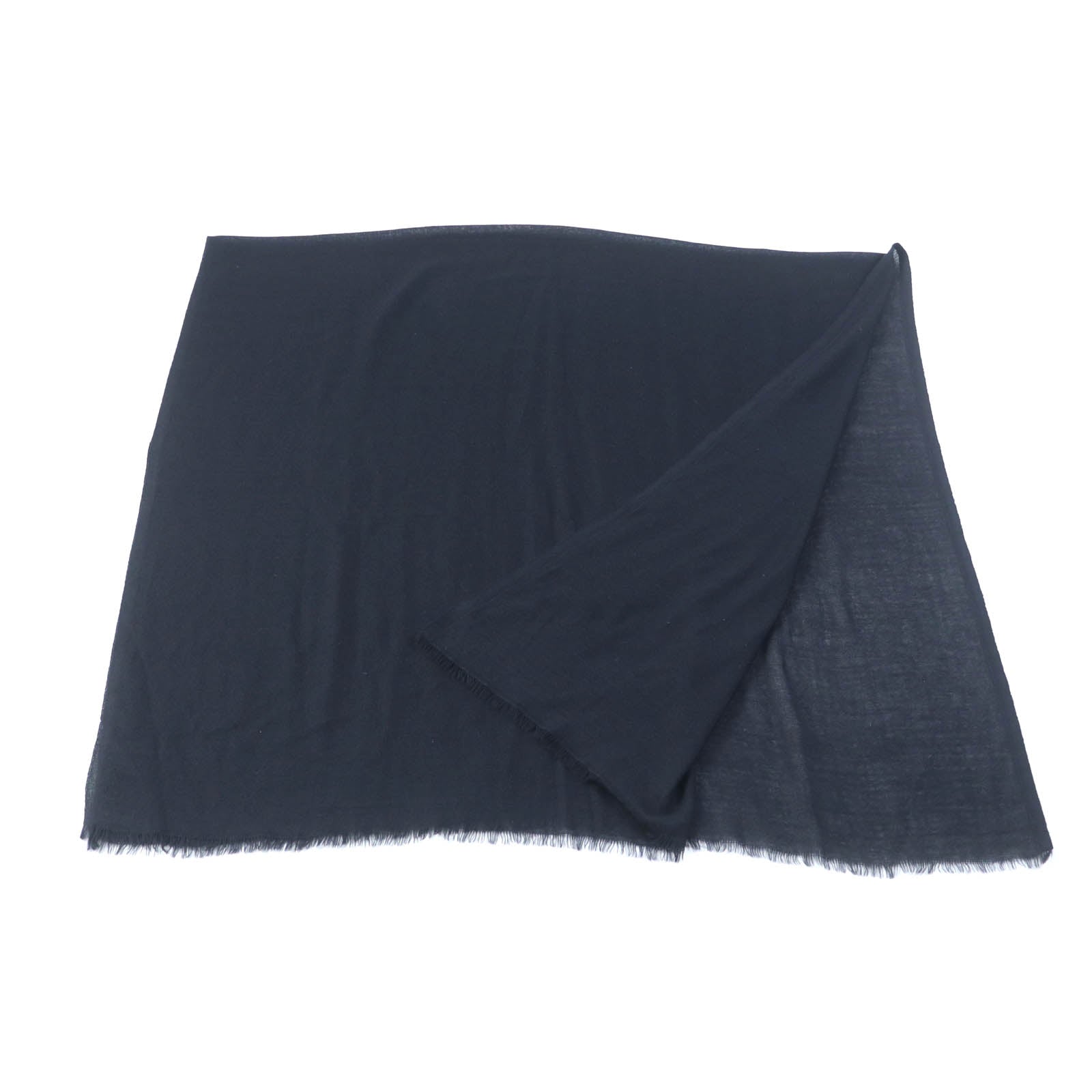 Chanel Cashmere Large Shawl with Fringe