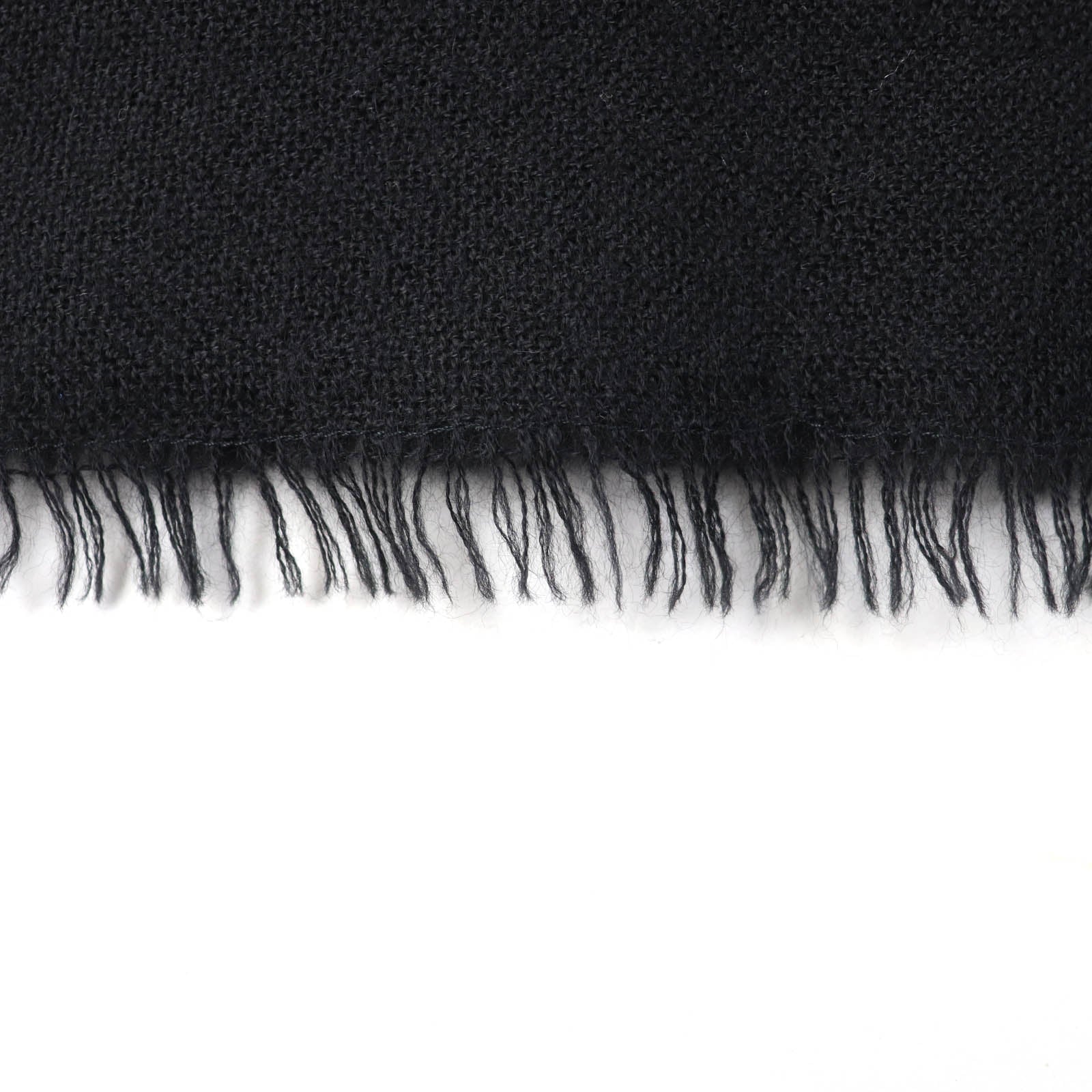 Chanel Cashmere Large Shawl with Fringe