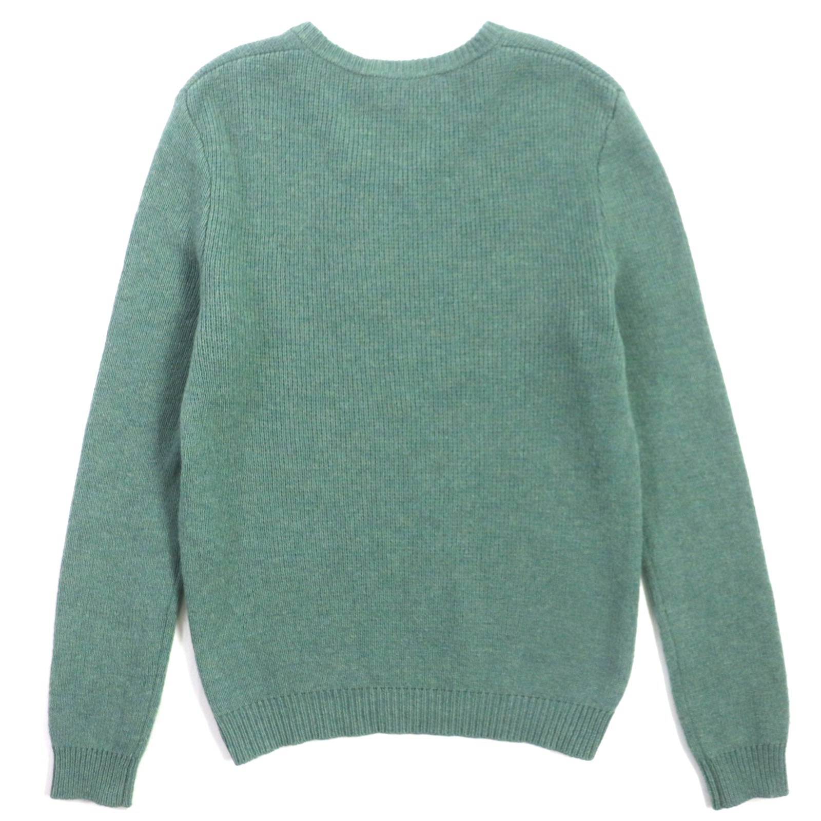 Gucci Wool GG Embroidery V-Neck Sweater Green S