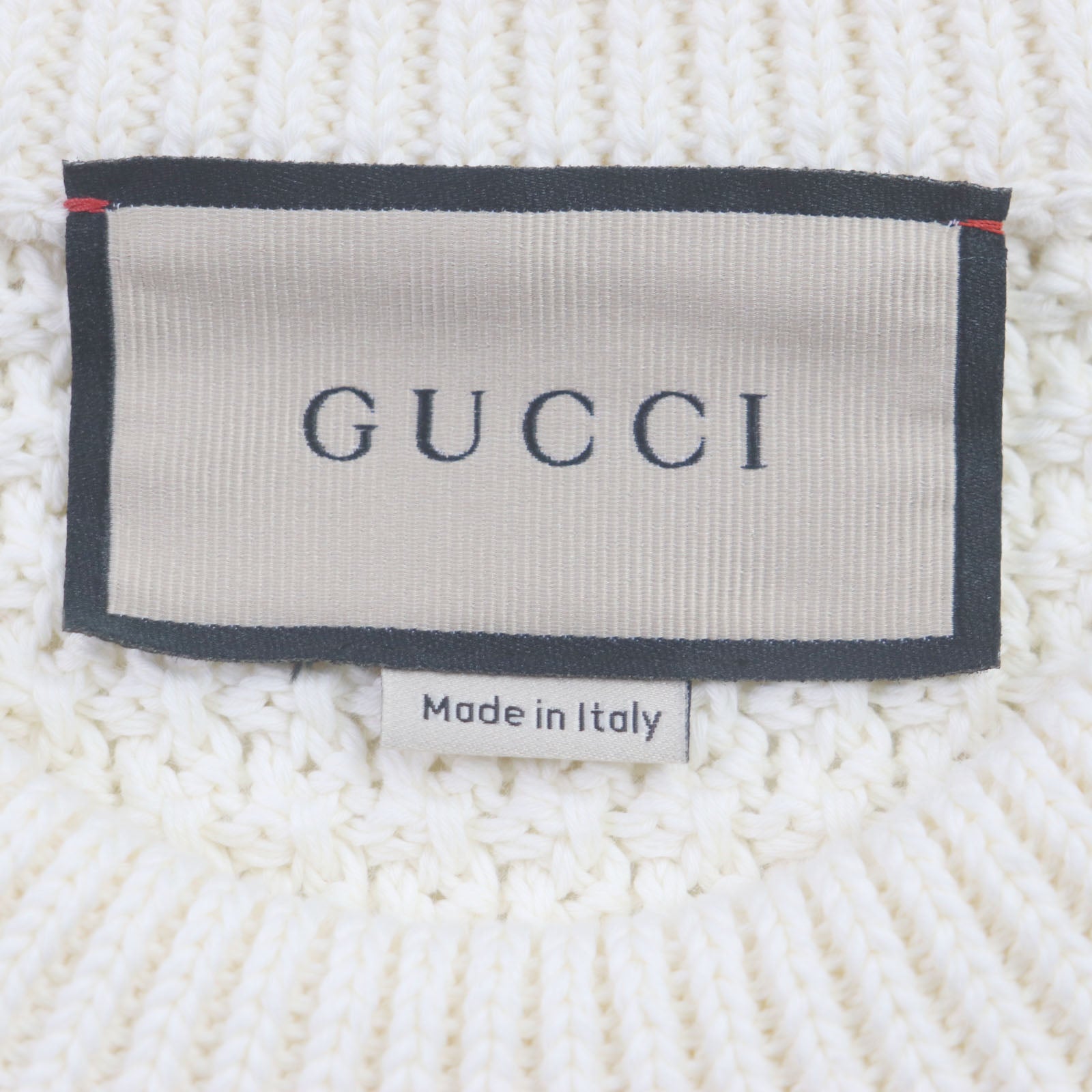 GUCCI Logo Teddy Bear Crew Neck Sweater XS