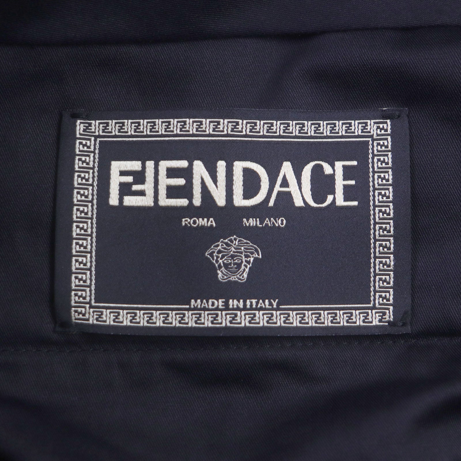 Fendi Fendace FF Logo Line Shorts Black 44