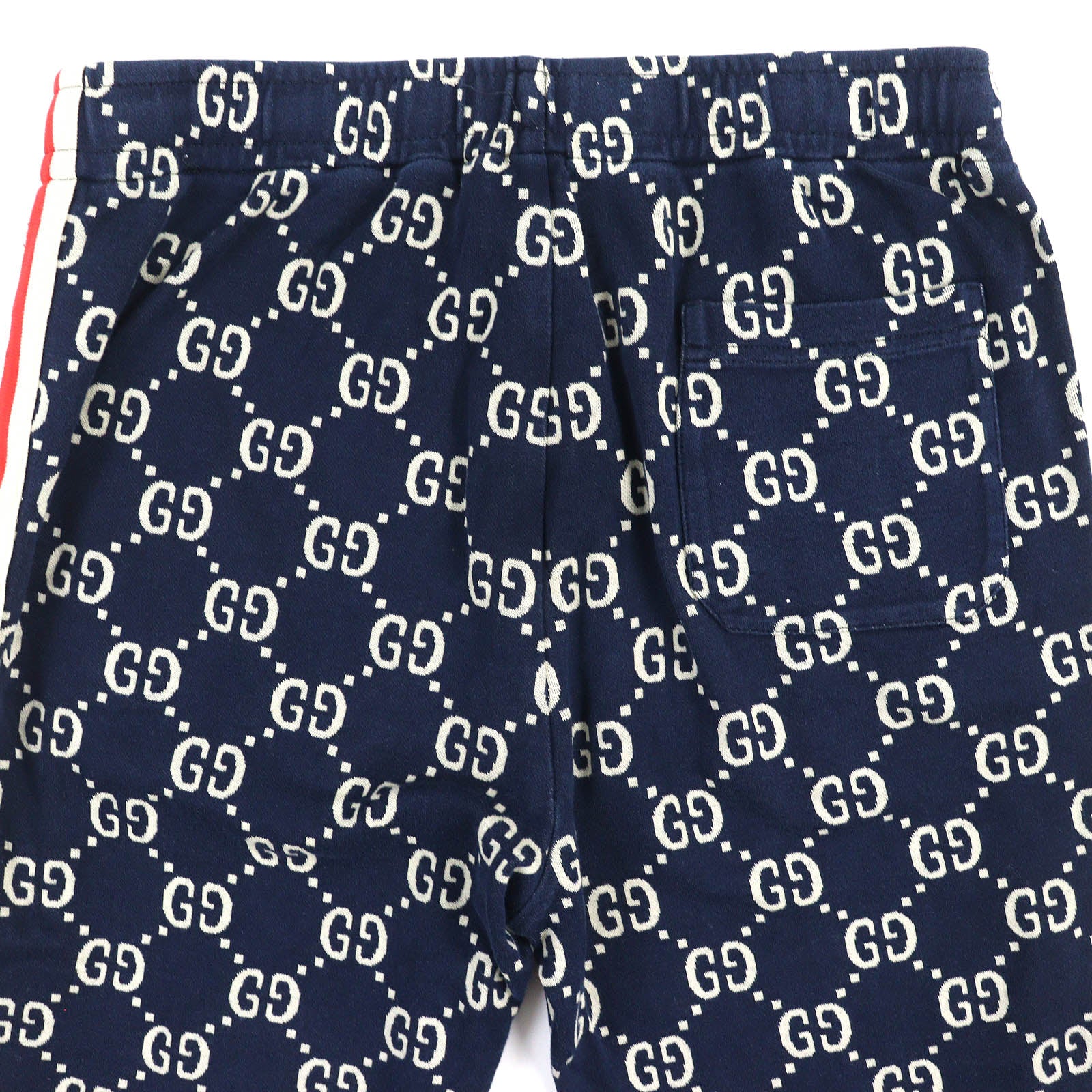 GUCCI GG Jacquard Jogging Pants Navy S