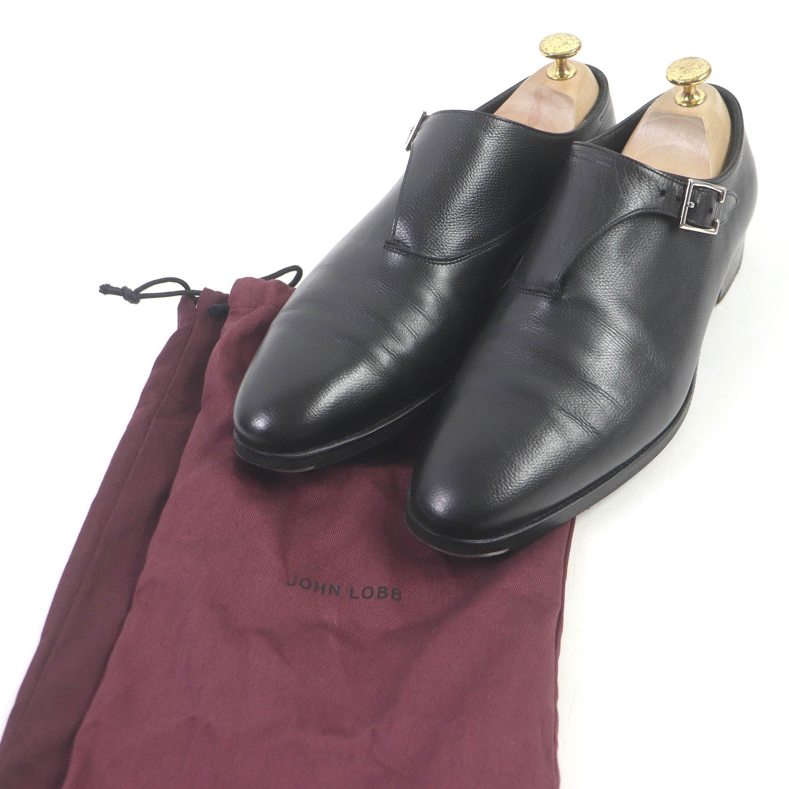 John Lobb JERMYN Leather Monk Strap Dress Shoes