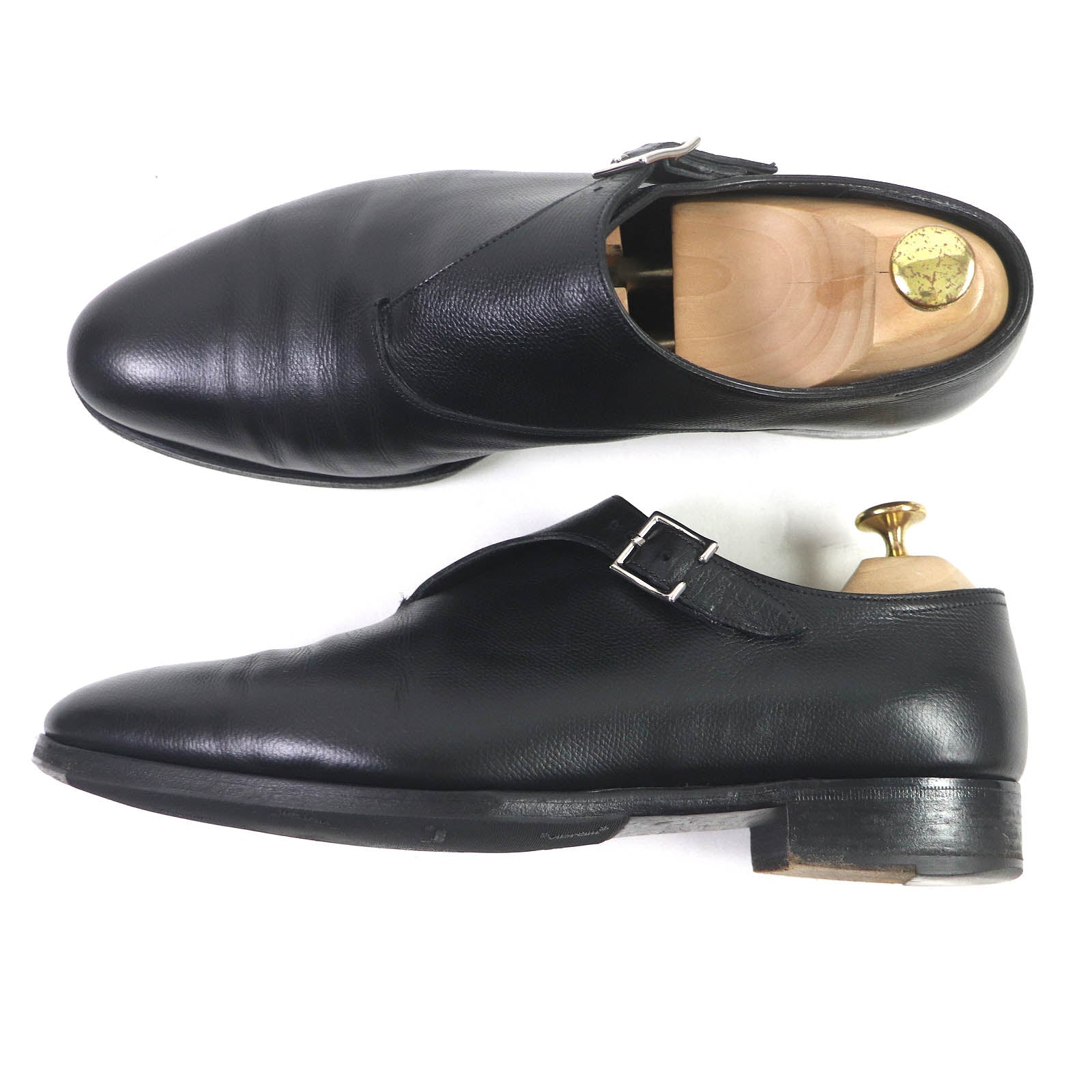 John Lobb JERMYN Leather Monk Strap Dress Shoes