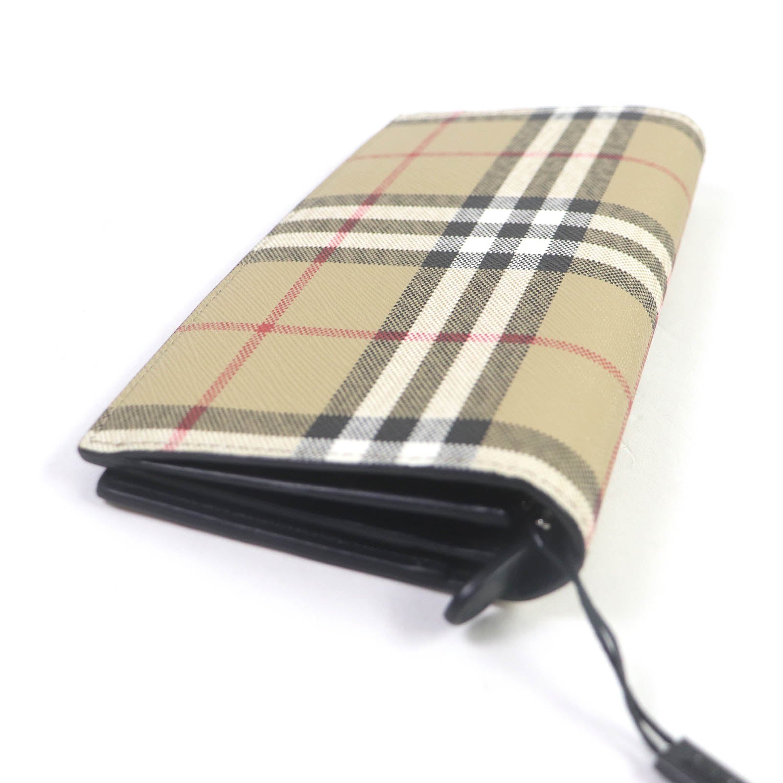 Burberry Nova Check Long Wallet PVC