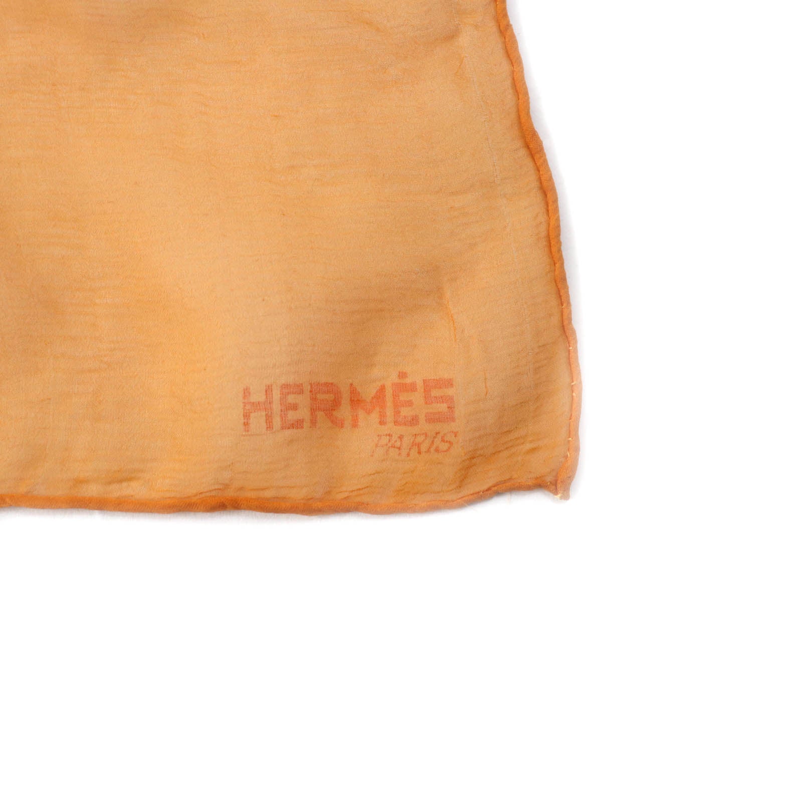 HERMES Silk Chiffon Gradient Shawl 140cm