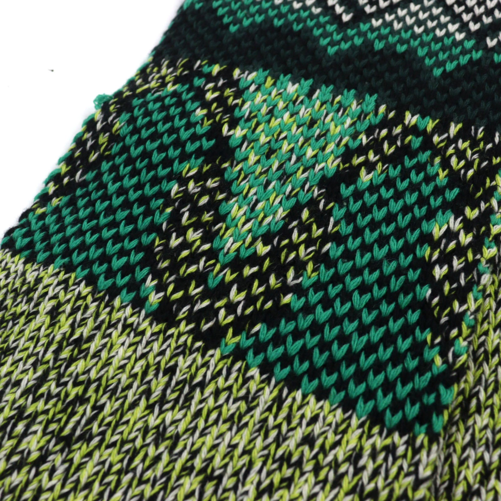 Prada Virgin Wool Cashmere Scarf Green