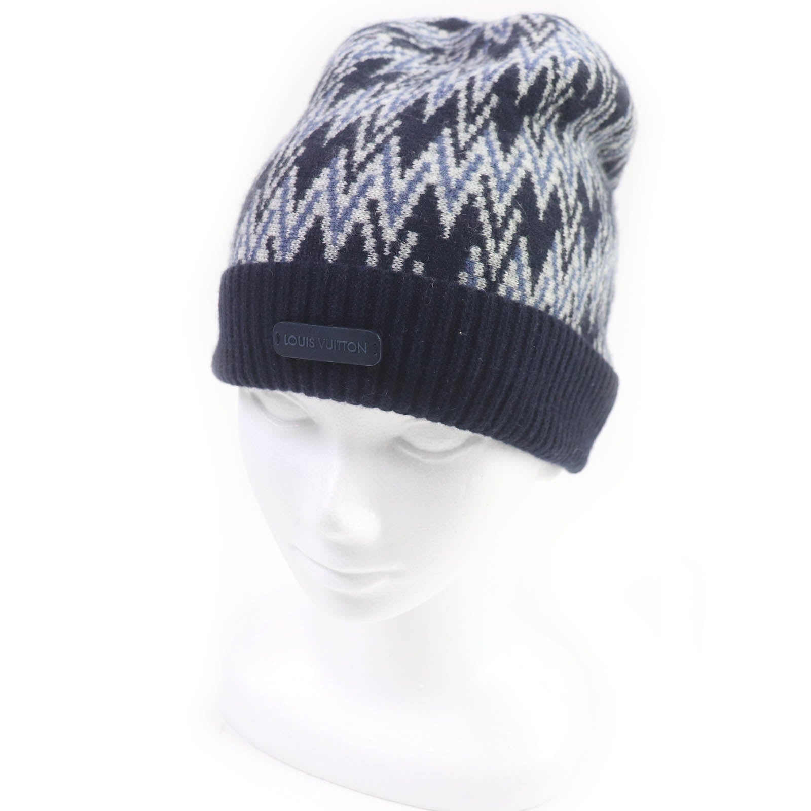 Louis Vuitton Cashmere Leather Knit Cap M70542