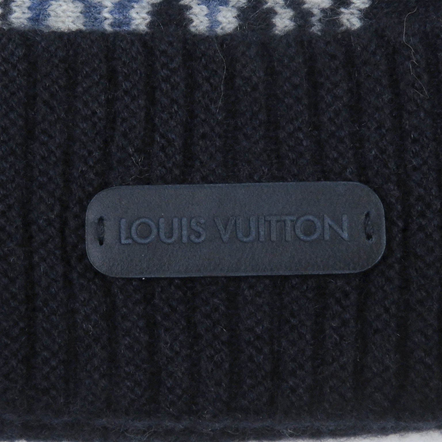 Louis Vuitton Cashmere Leather Knit Cap M70542