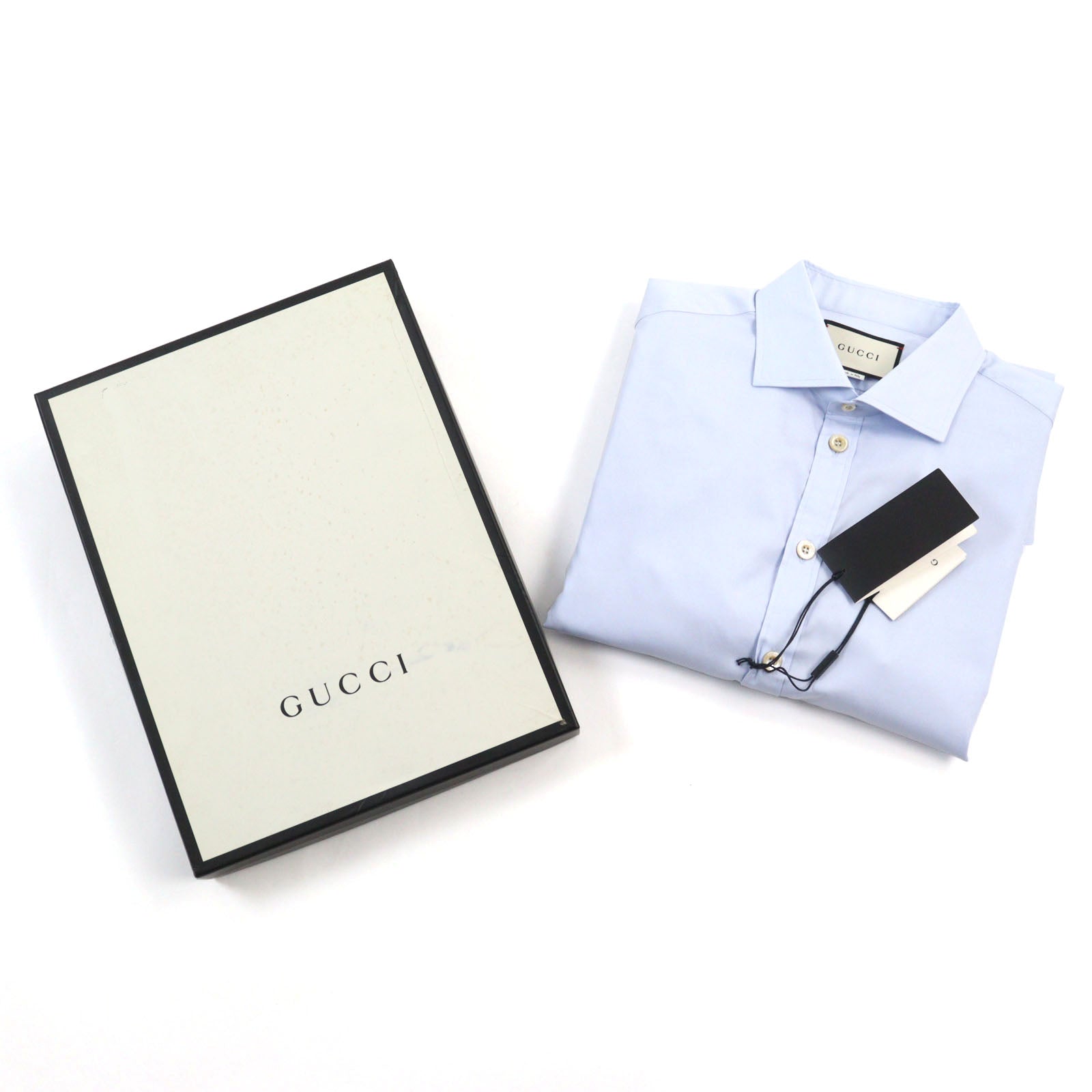 Gucci Cotton Logo Button Pullover Shirt