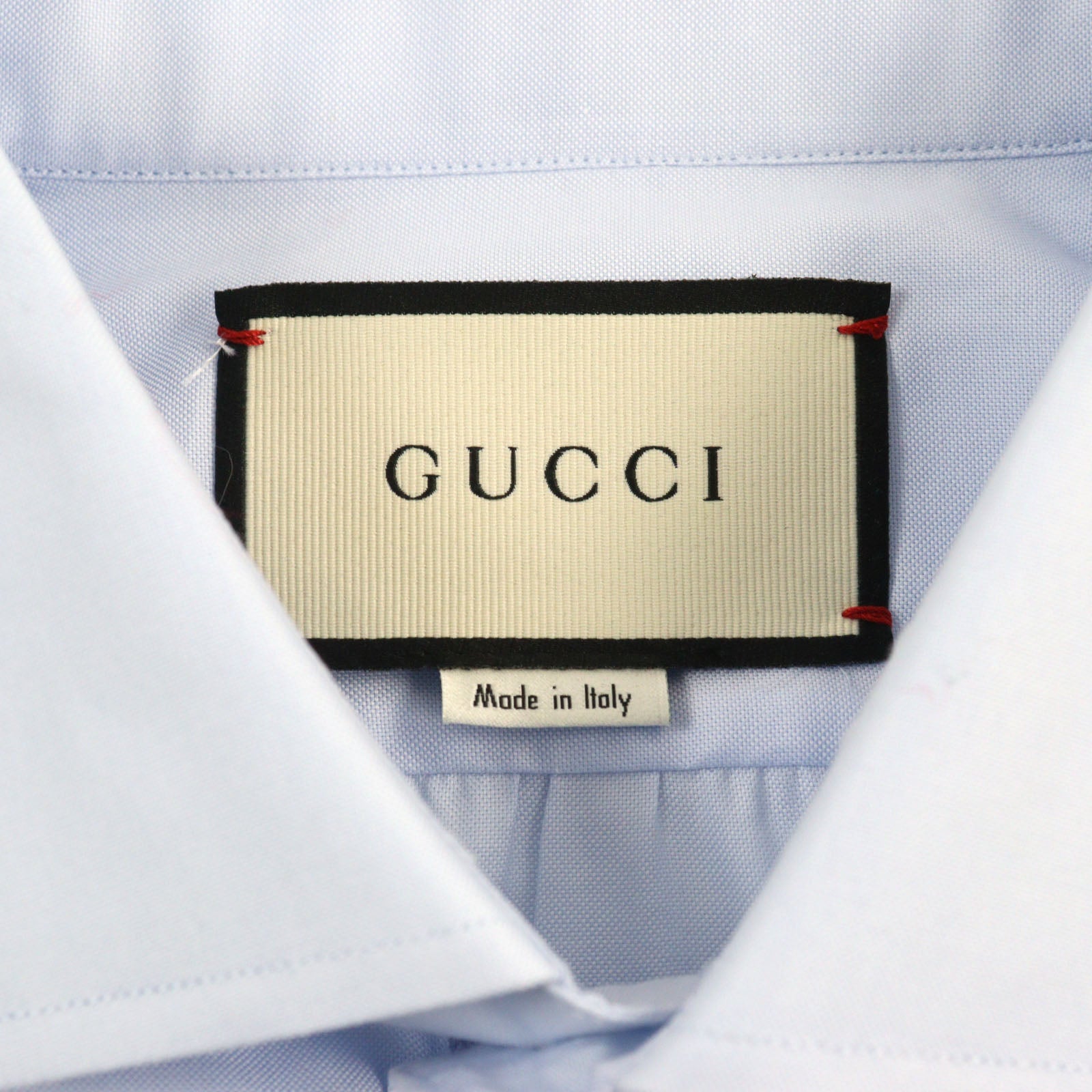 Gucci Cotton Logo Button Pullover Shirt