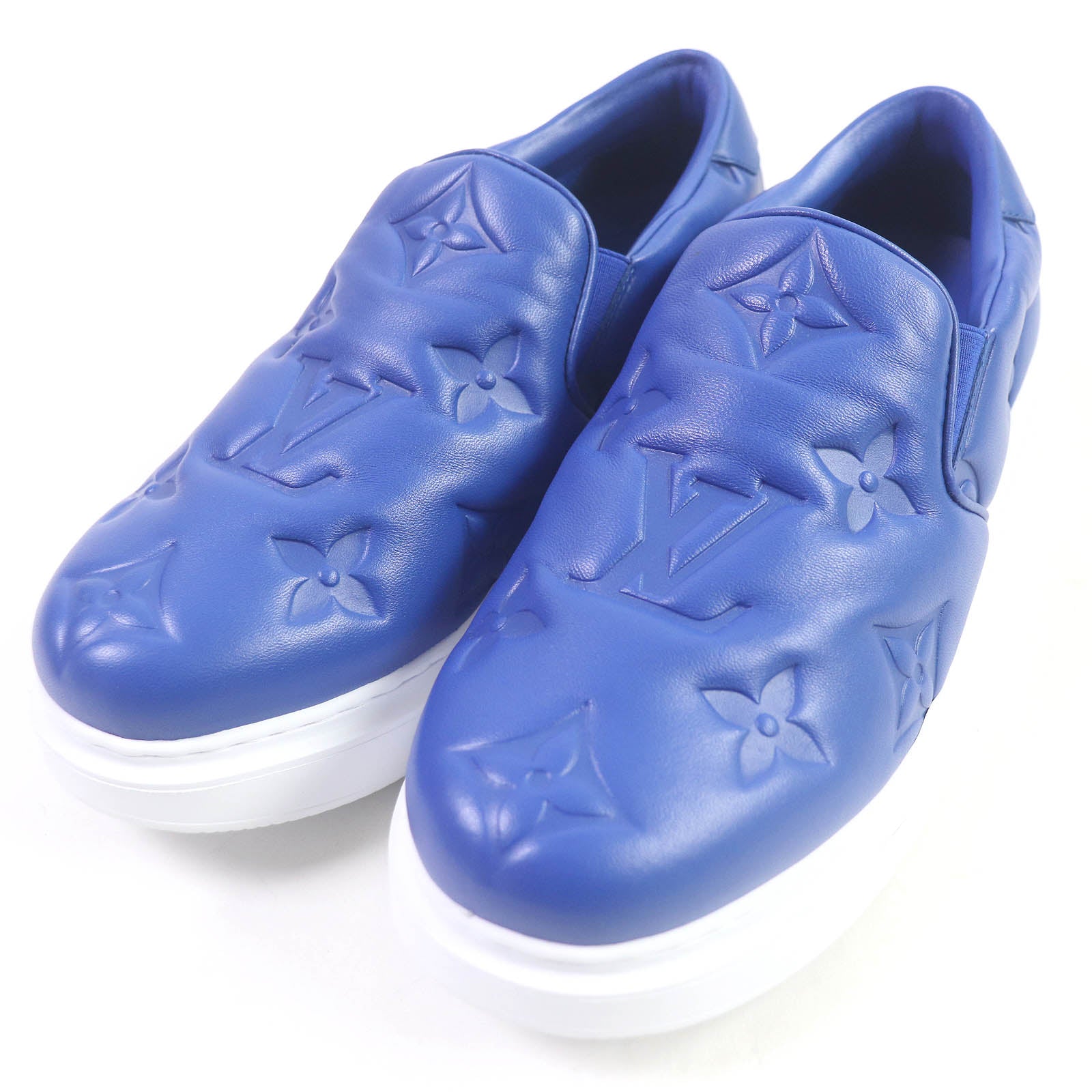 Louis Vuitton Giant Monogram Sneakers 7.5 Blue