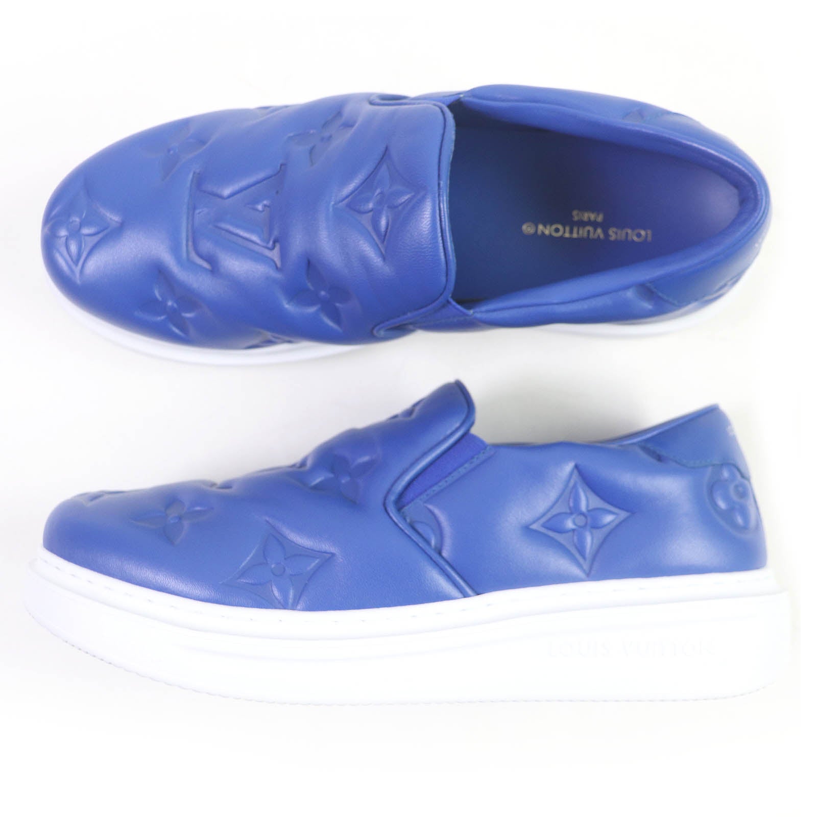 Louis Vuitton Giant Monogram Sneakers 7.5 Blue