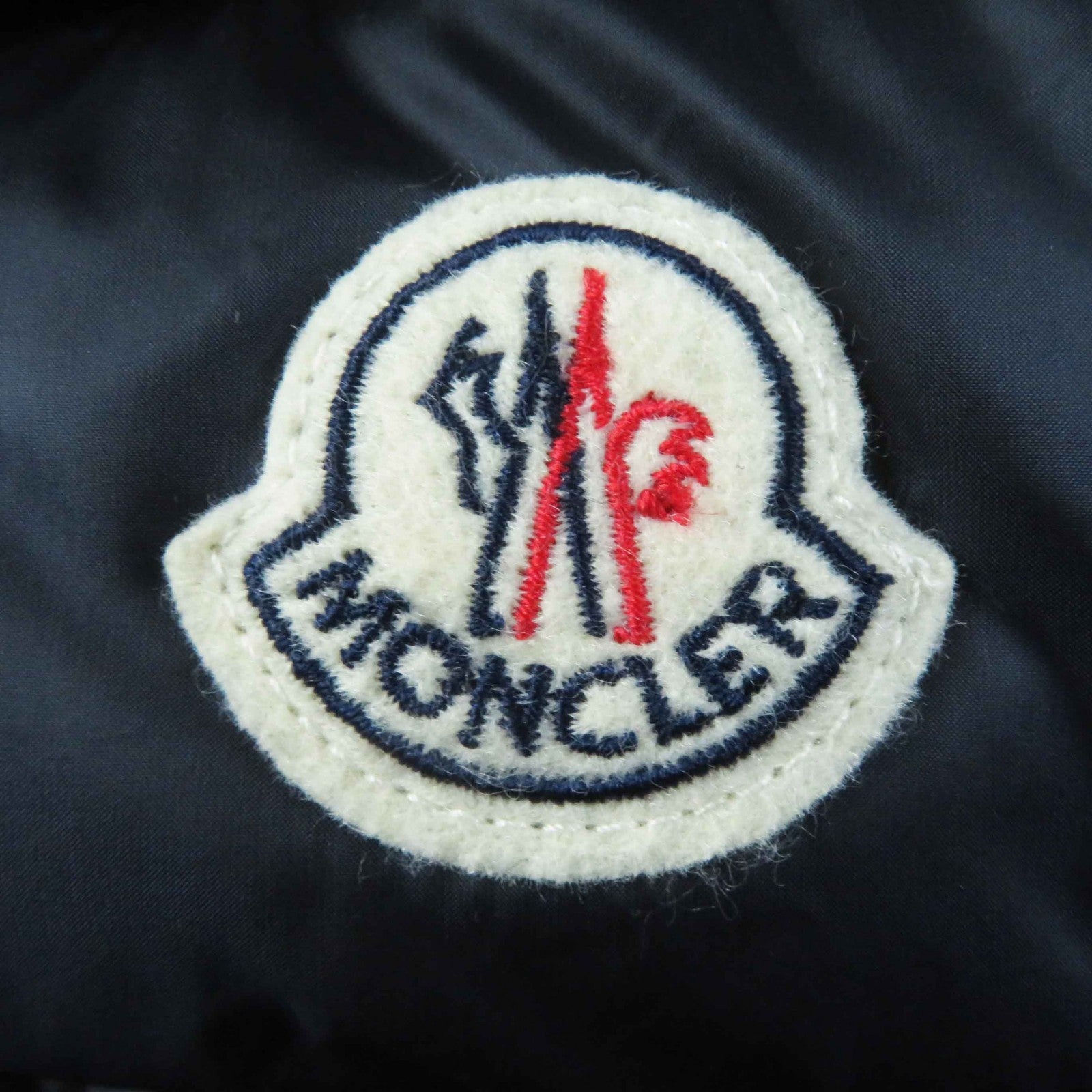 Moncler HERMINE Nylon Down Coat Navy Women