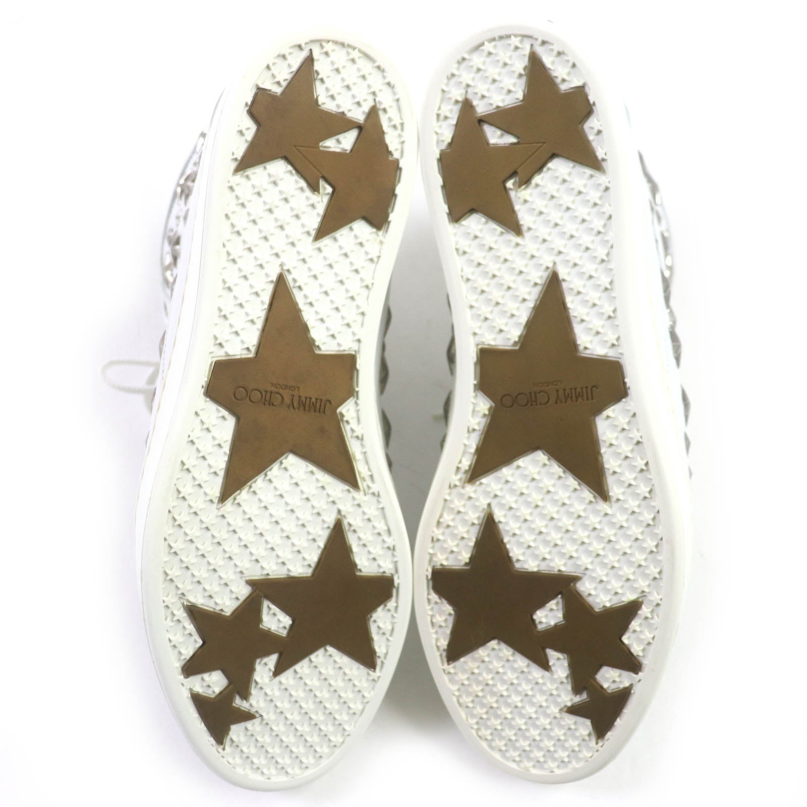 Jimmy Choo Star Studs Leather Sneakers