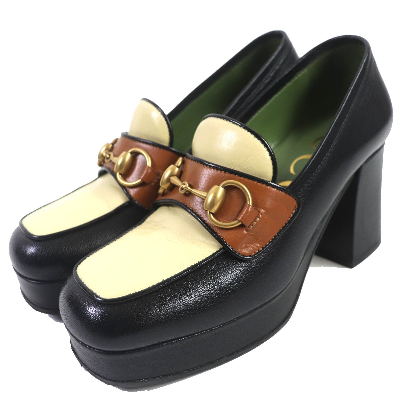 Gucci Horsebit Leather Pumps 36