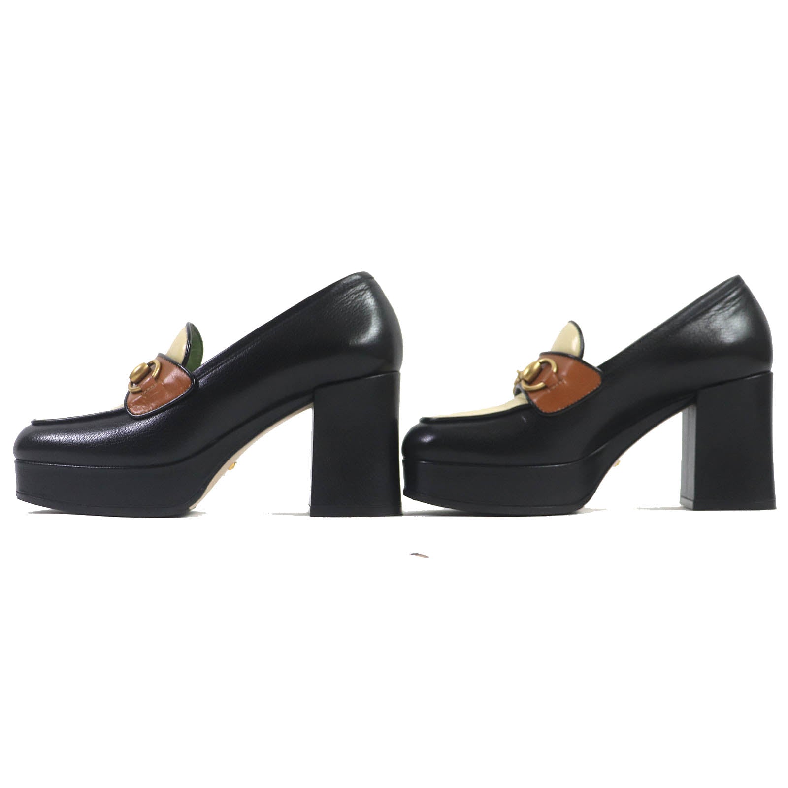 Gucci Horsebit Leather Pumps 36