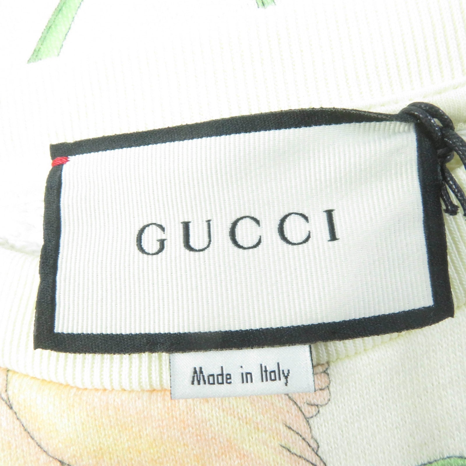 GUCCI Floral Logo Sweatshirt XS Ivory